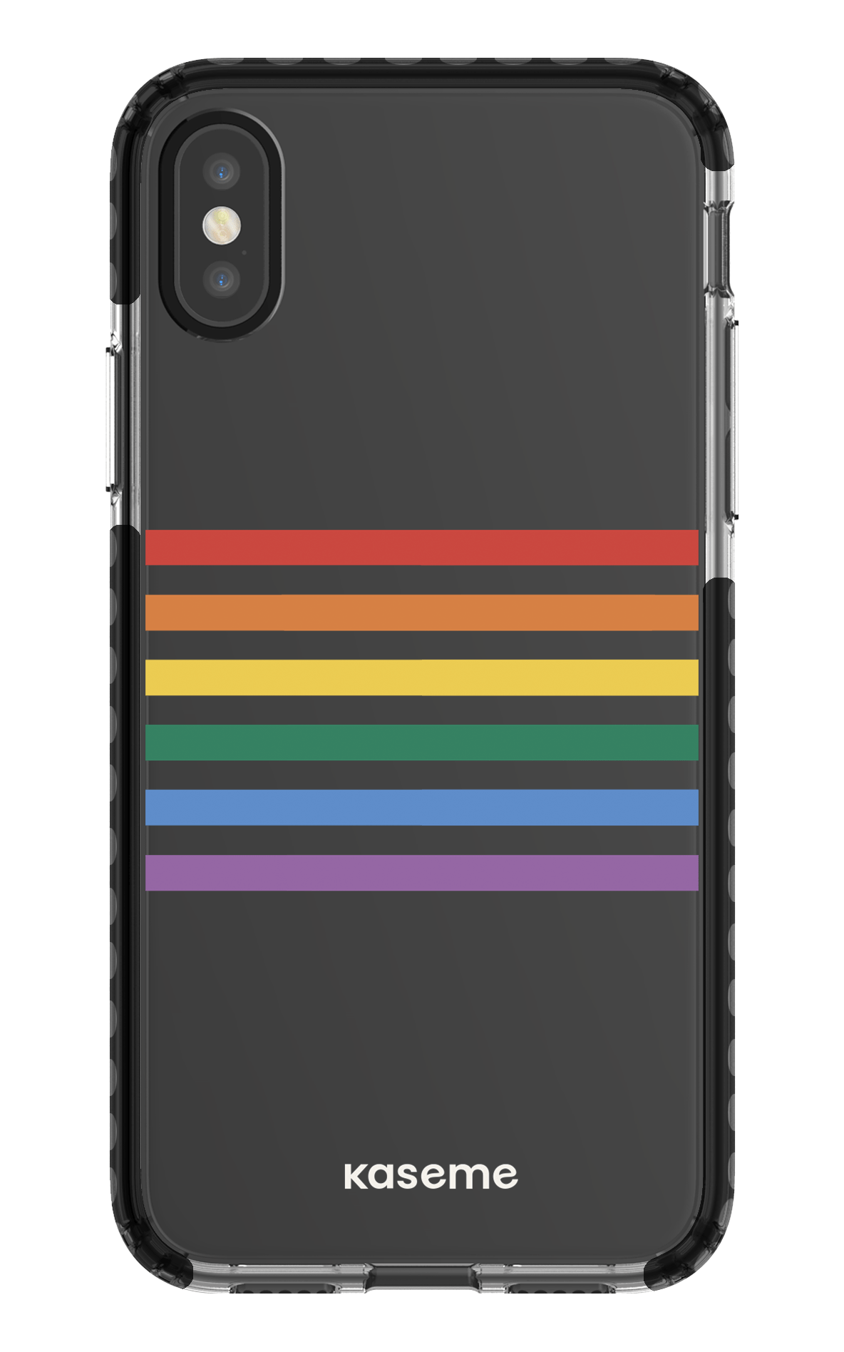 iPhone X/Xs Clear Case - Black Out and proud Clear Case -