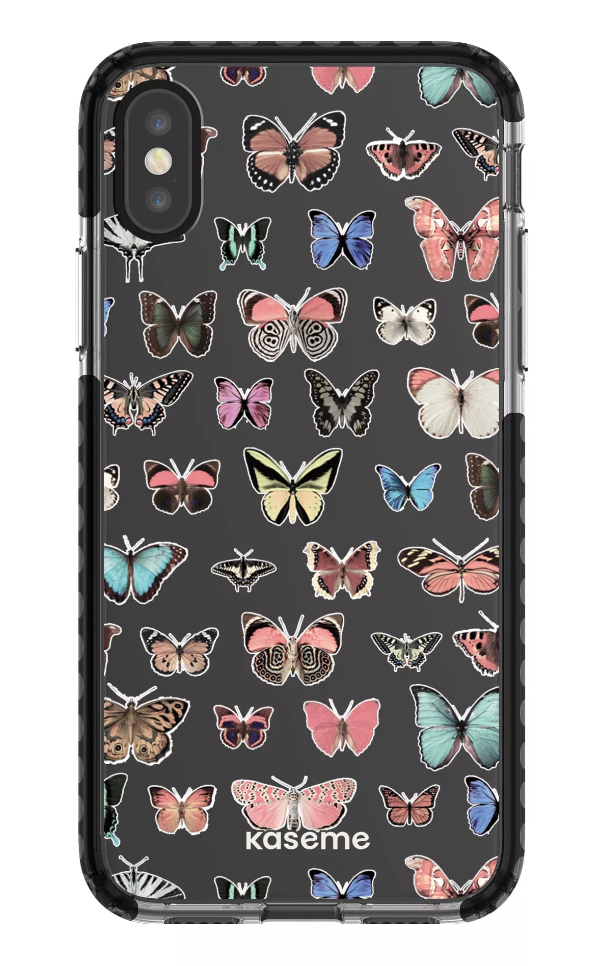 iPhone X/Xs Clear Case - Black Paloma Clear Case -