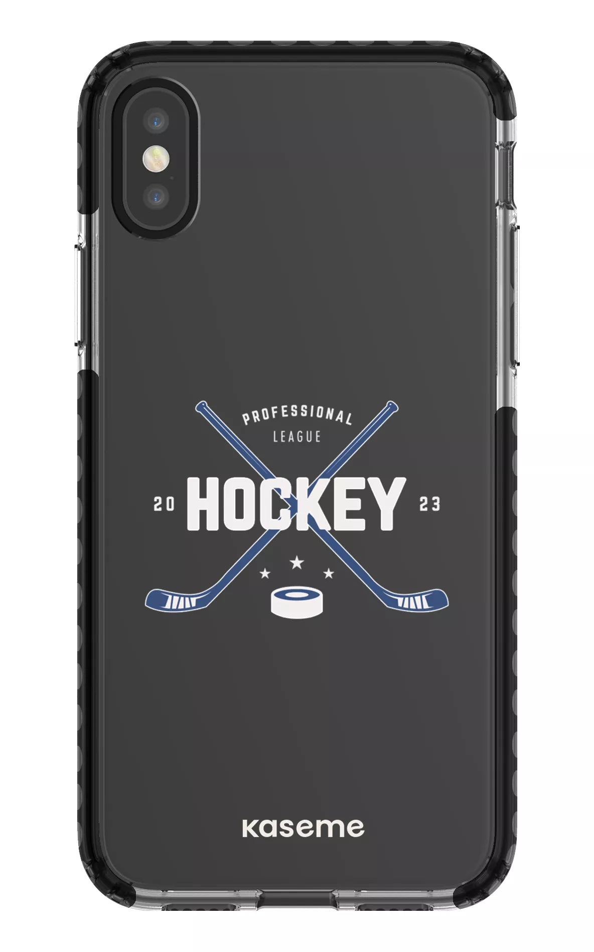 iPhone X/Xs Clear Case - Black Playoffs Clear Case -