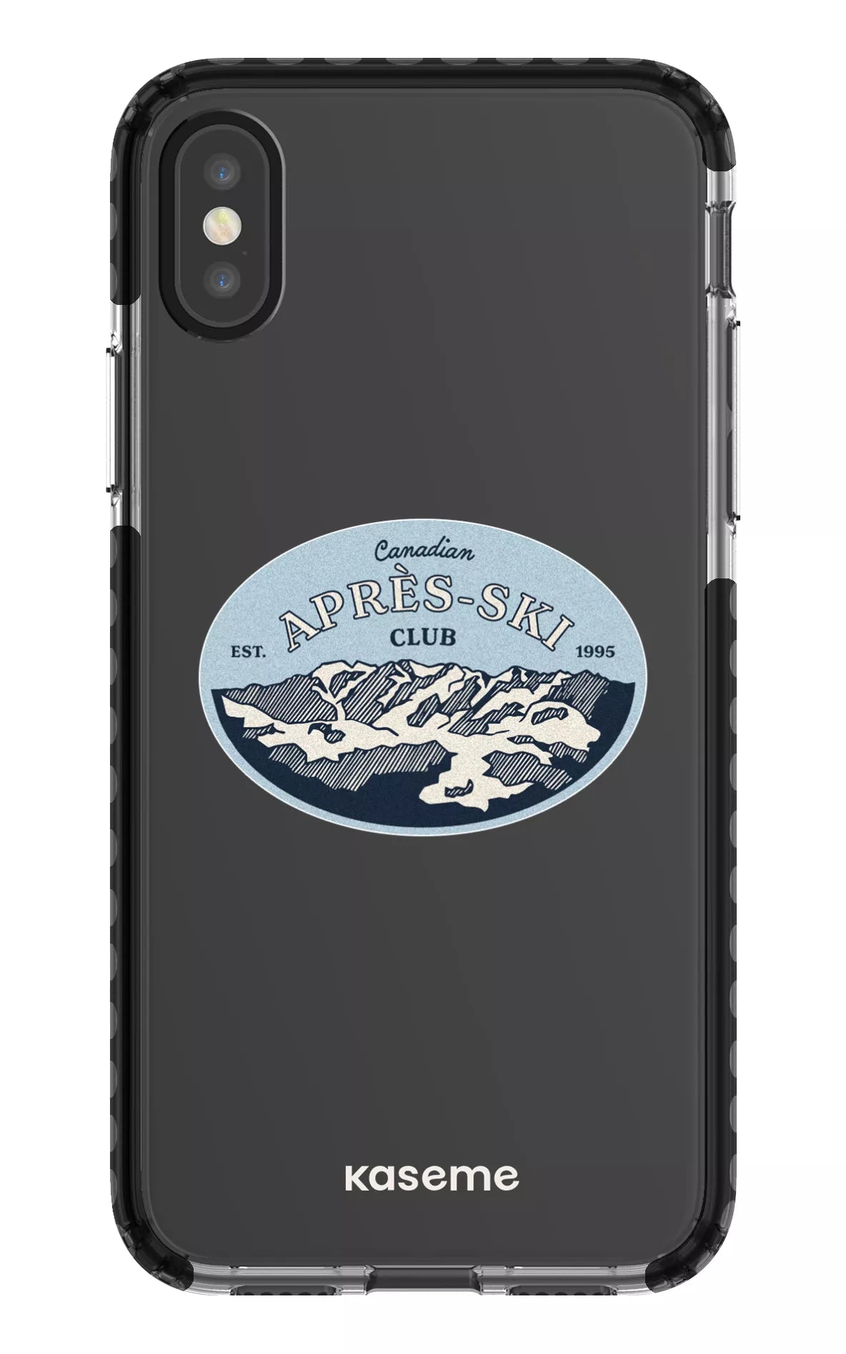 iPhone X/Xs Clear Case - Black Whistler Clear Case -