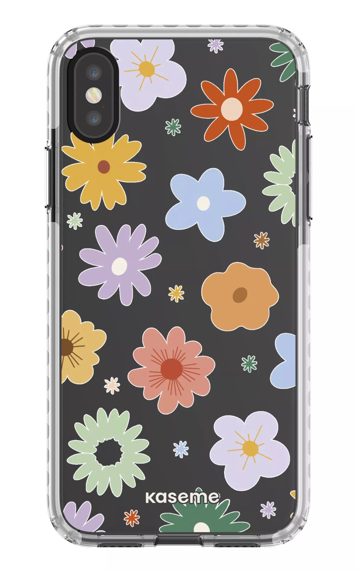 iPhone X/Xs Clear Case - White Adore Clear Case -