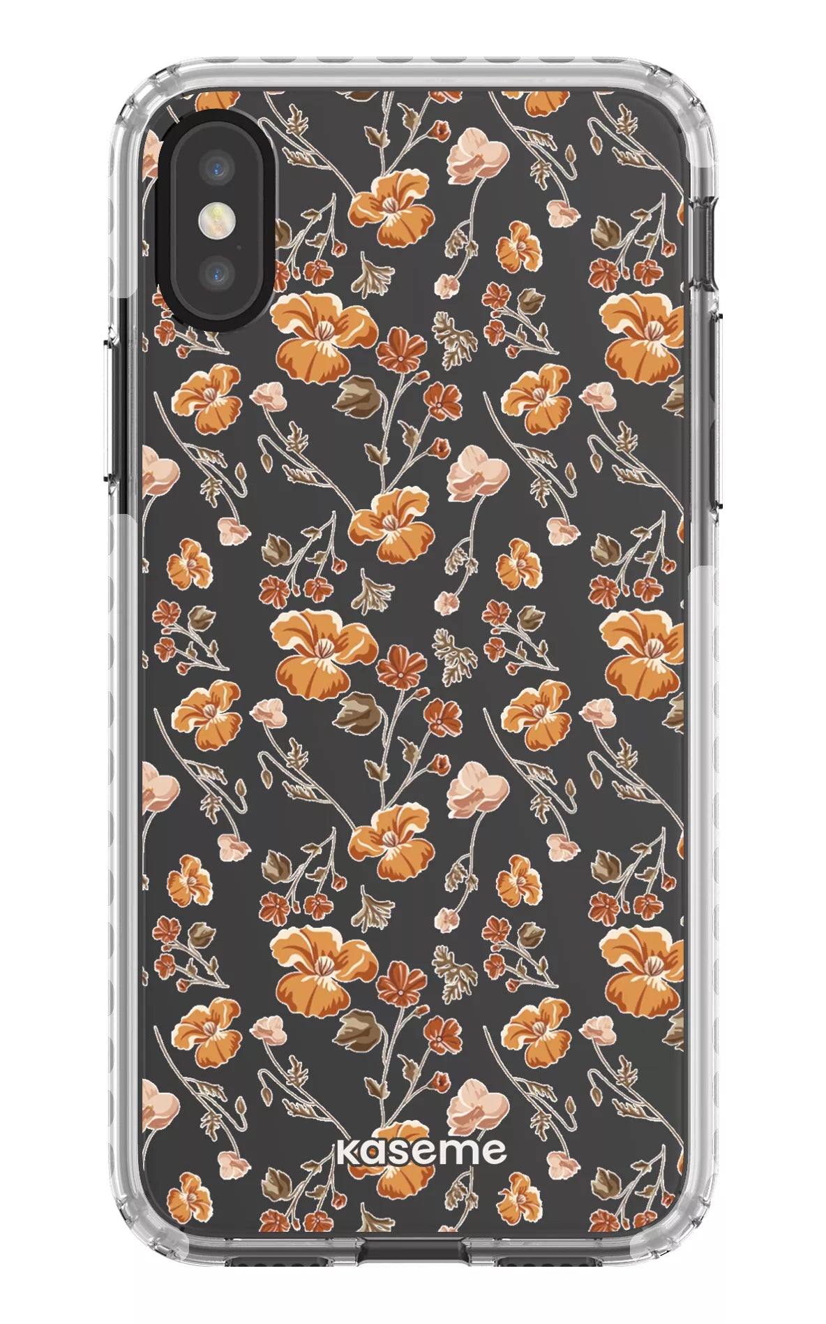 iPhone X/Xs Clear Case - White Beatrice Clear Case -