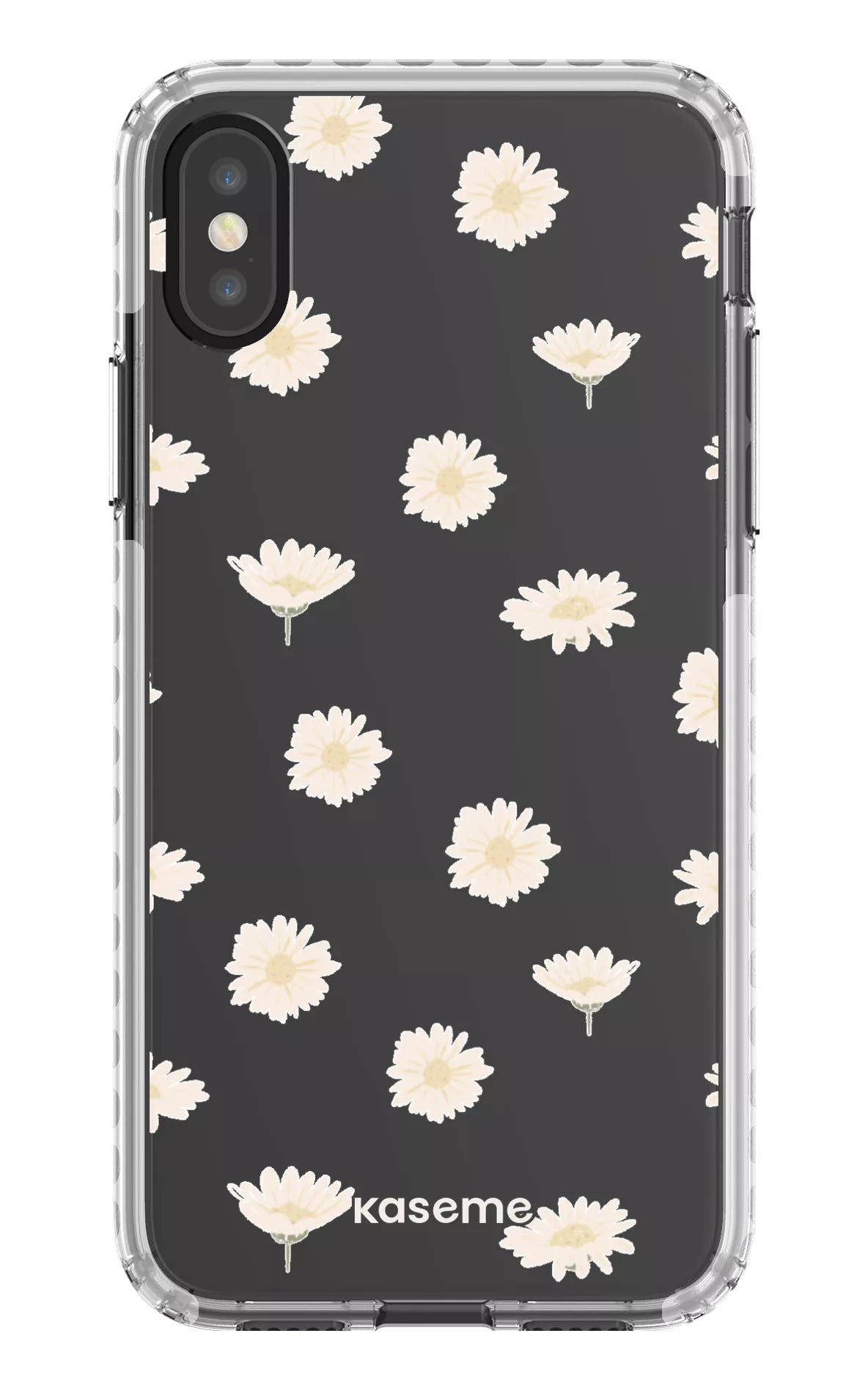 iPhone X/Xs Clear Case - White Bella Clear Case -