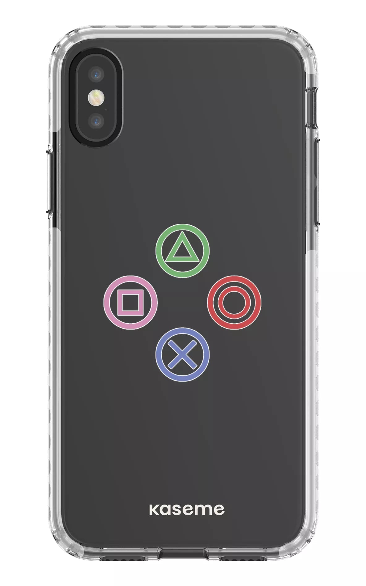 iPhone X/Xs Clear Case - White Console Clear Case -