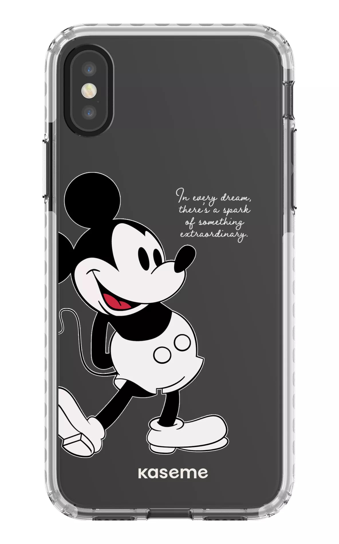 iPhone X/Xs Clear Case - White Dreamscape Clear Case -