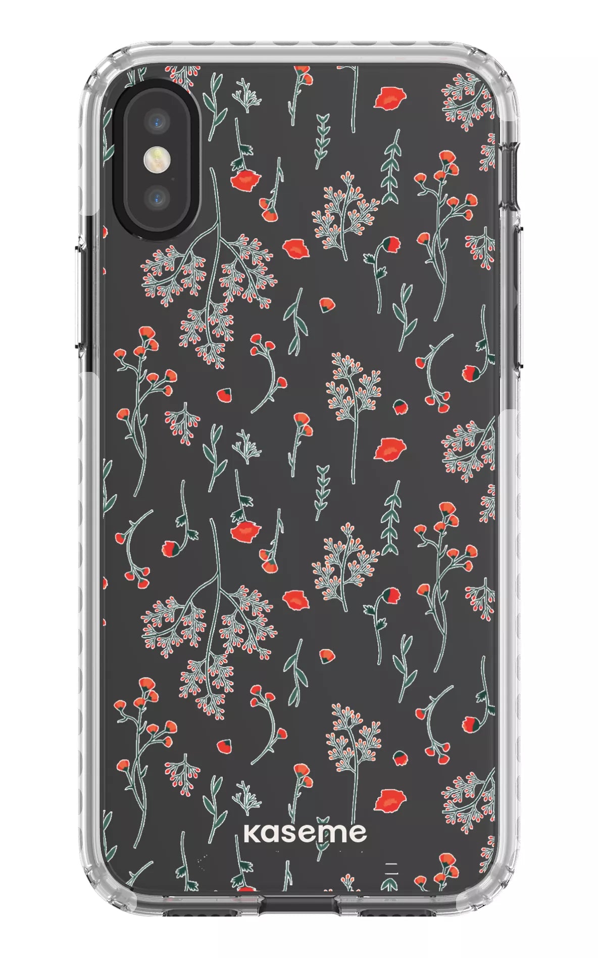 iPhone X/Xs Clear Case - White Evelyn Clear Case -