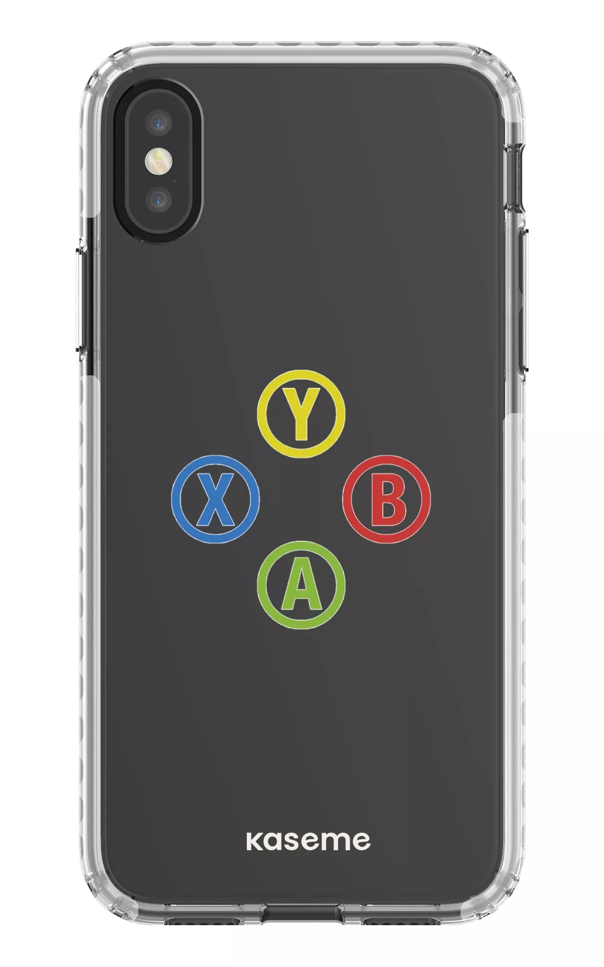 iPhone X/Xs Clear Case - White Game Clear Case -