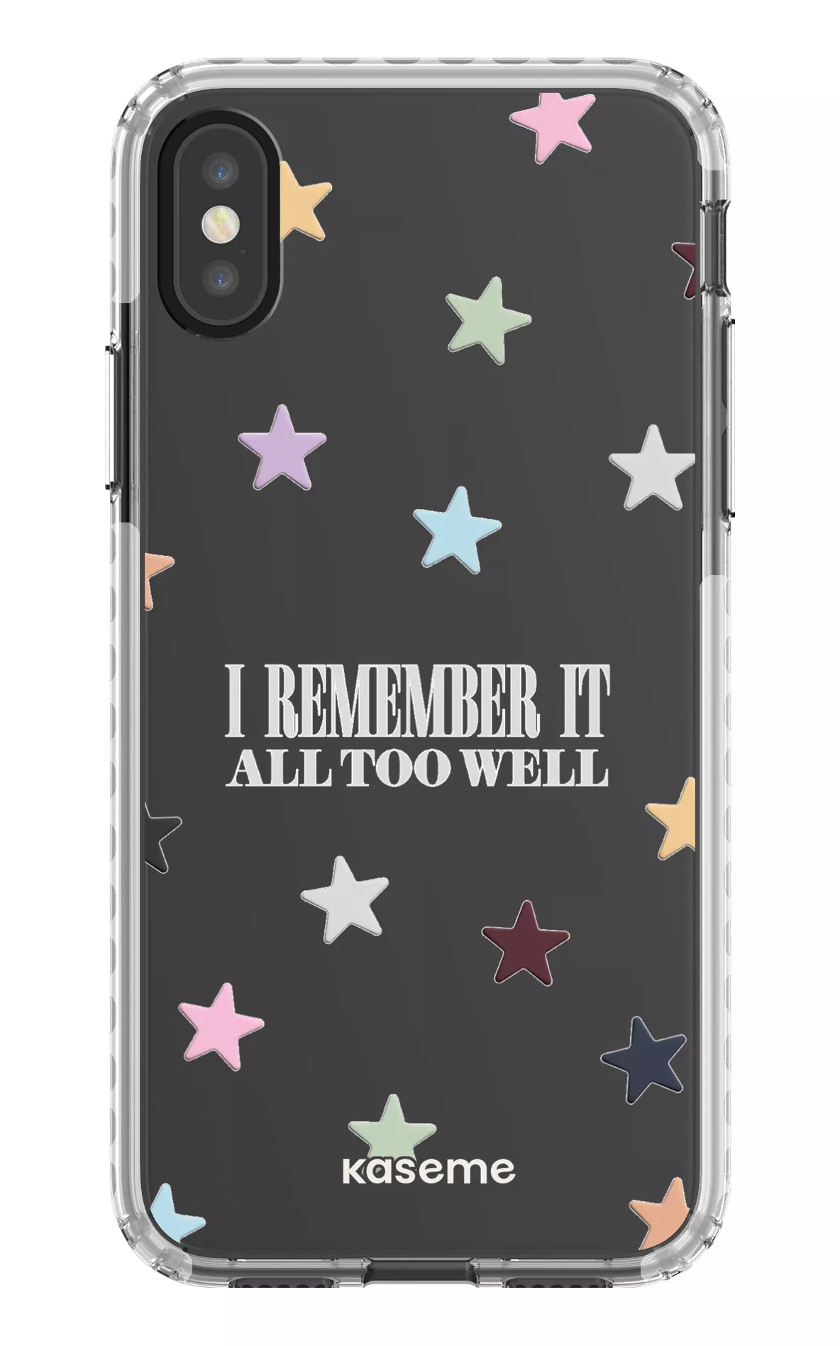 iPhone X/Xs Clear Case - White It Was Rare Clear Case -