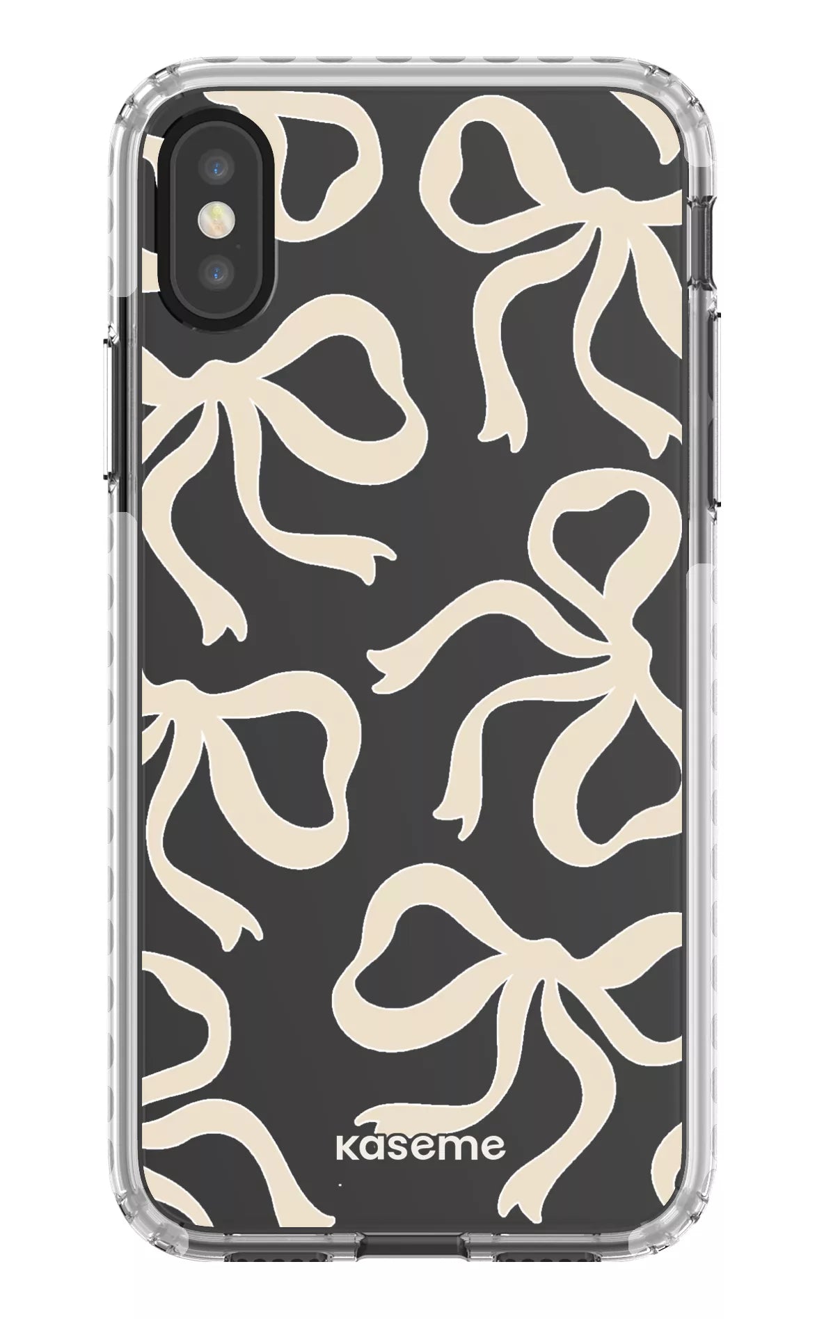 iPhone X/Xs Clear Case - White Lace Clear Case -