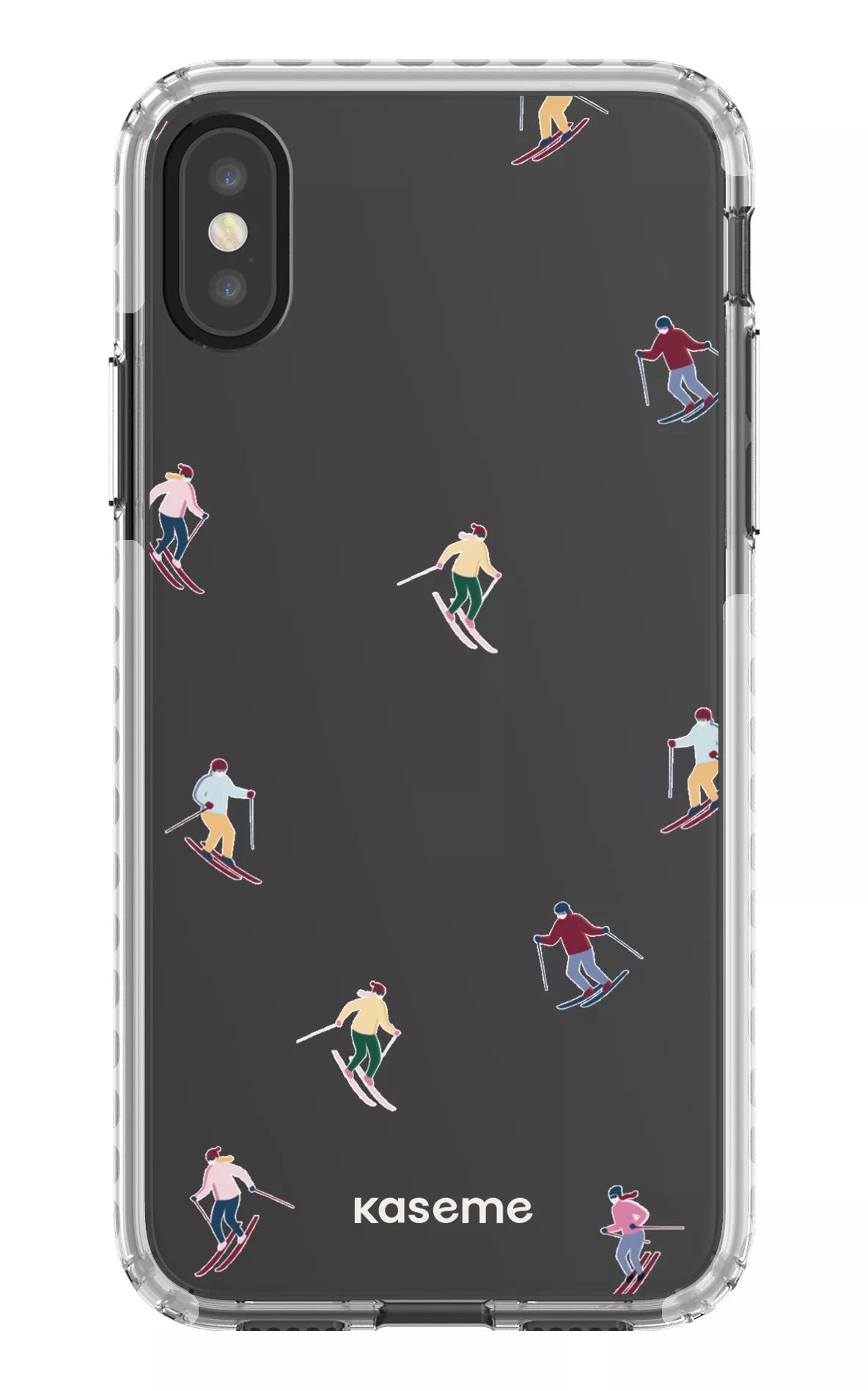 iPhone X/Xs Clear Case - White Slope Clear Case -