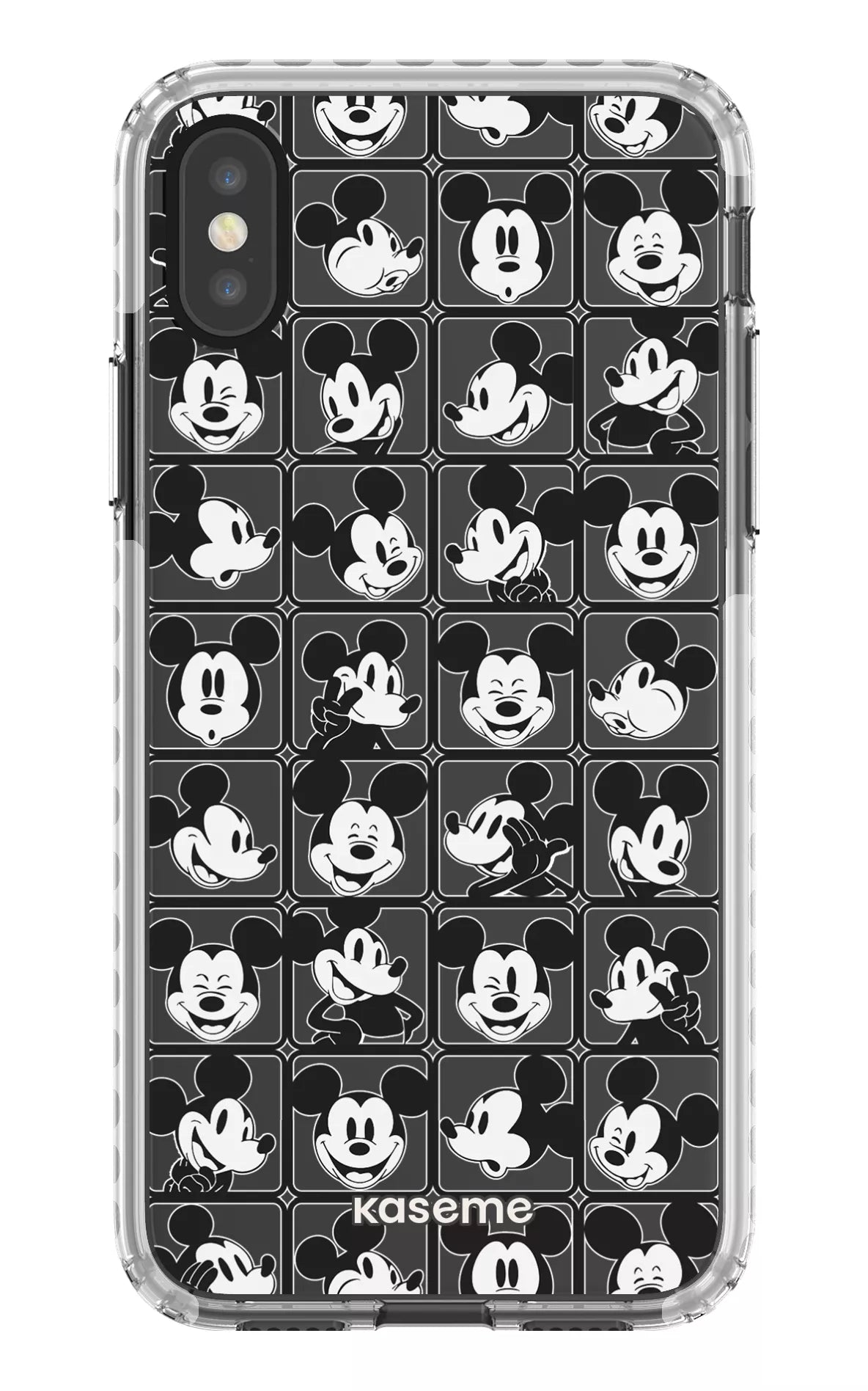 iPhone X/Xs Clear Case - White Whimsy Clear Case -