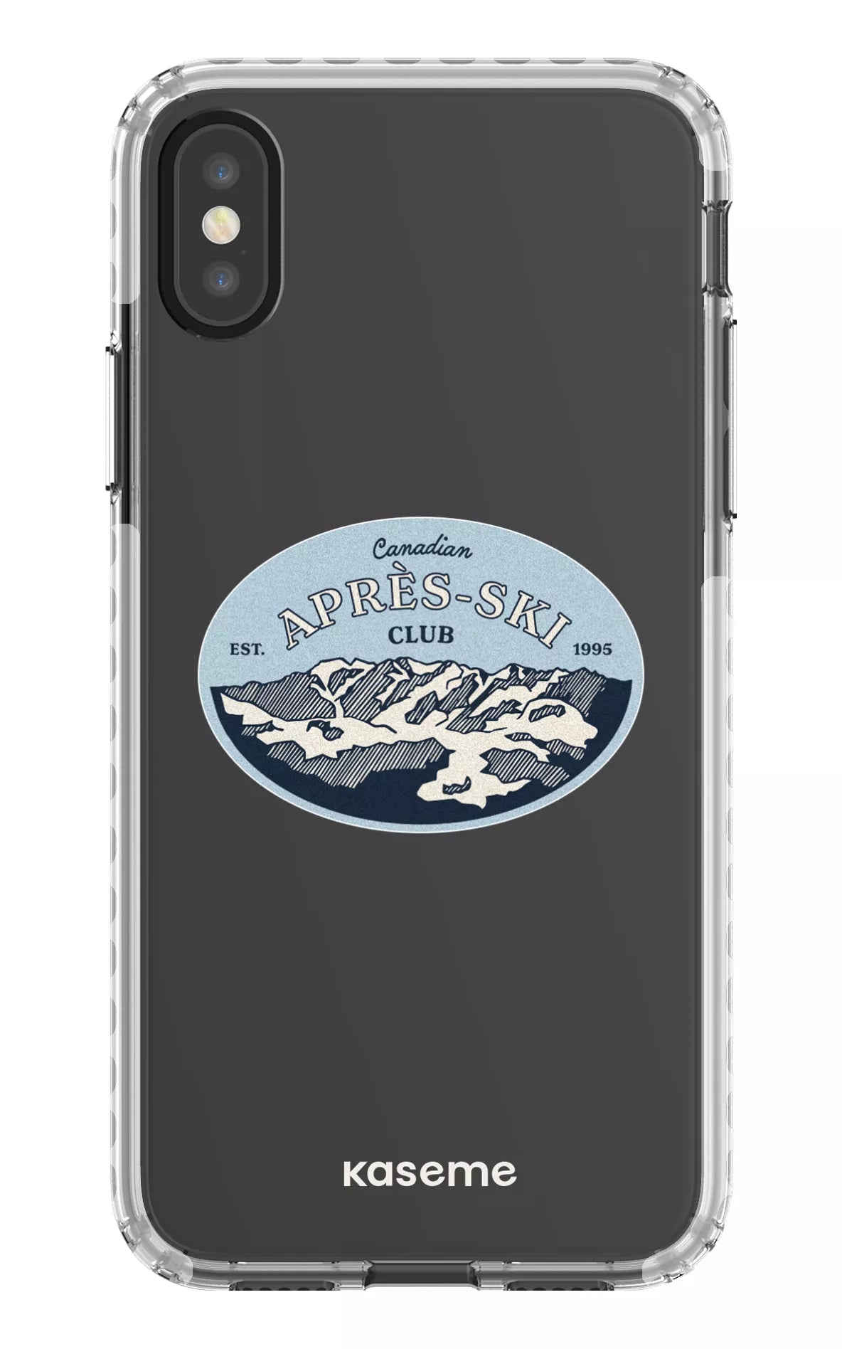 iPhone X/Xs Clear Case - White Whistler Clear Case -