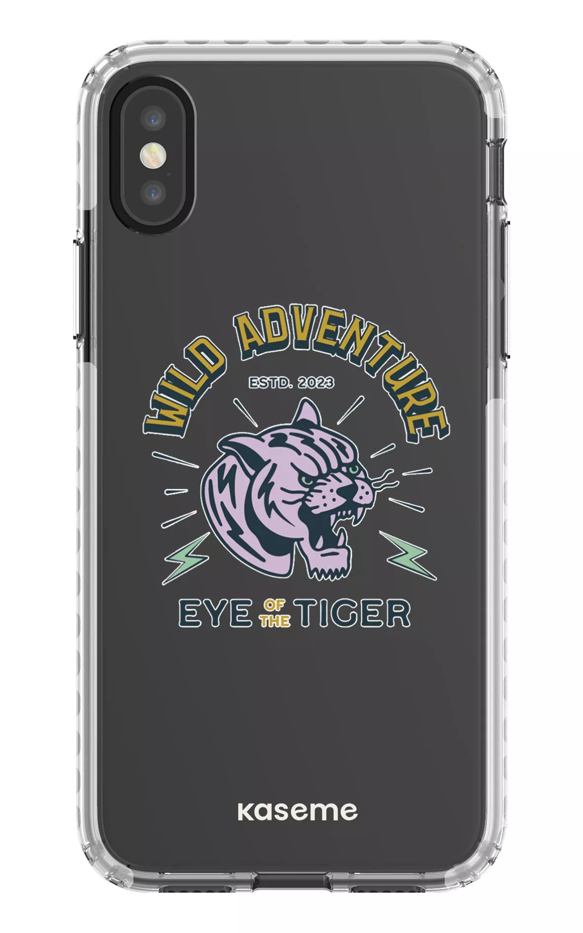 iPhone X/Xs Clear Case - White Wildcats Clear Case -