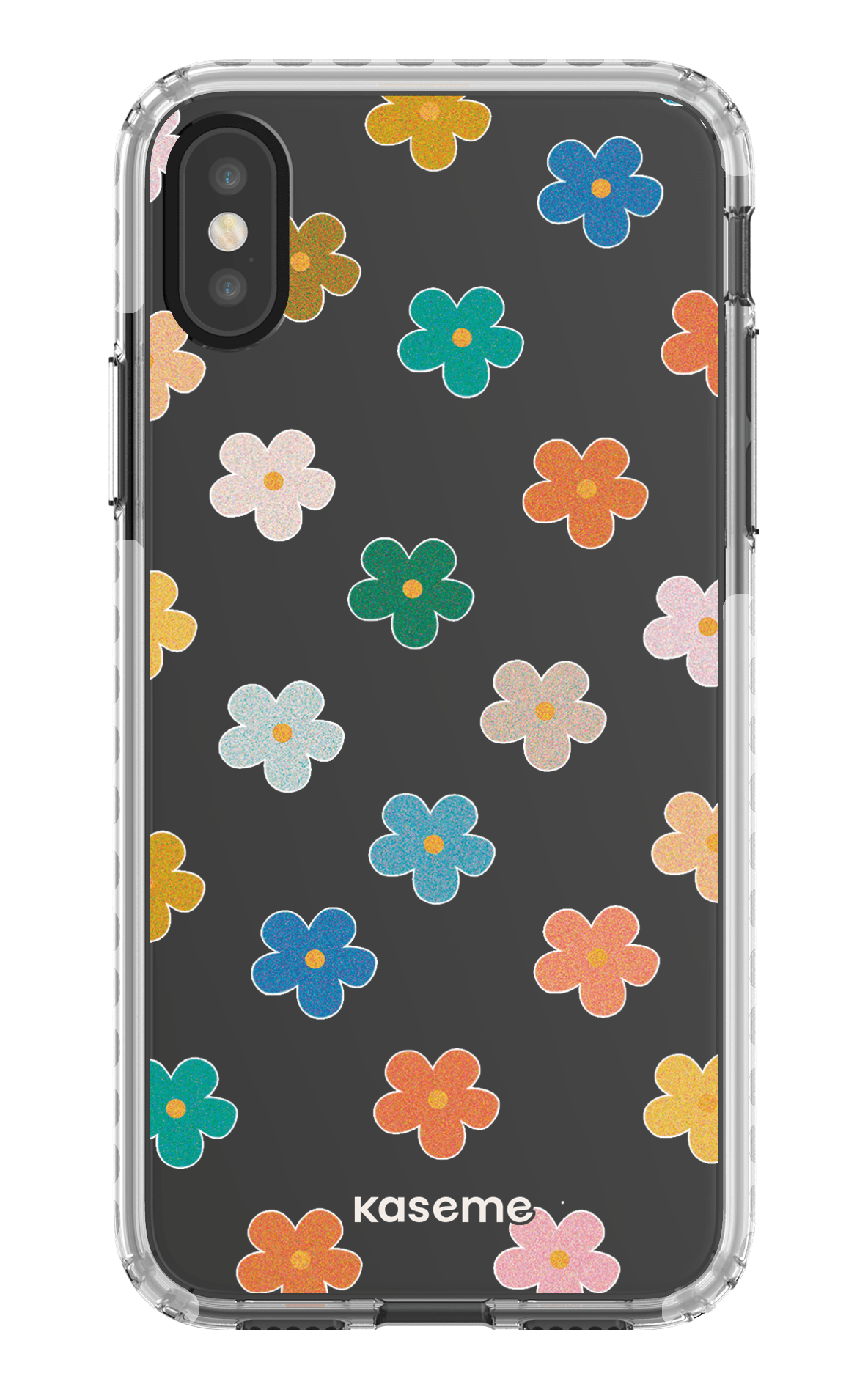 iPhone X/Xs Clear Case - White Woodstock Clear Case -