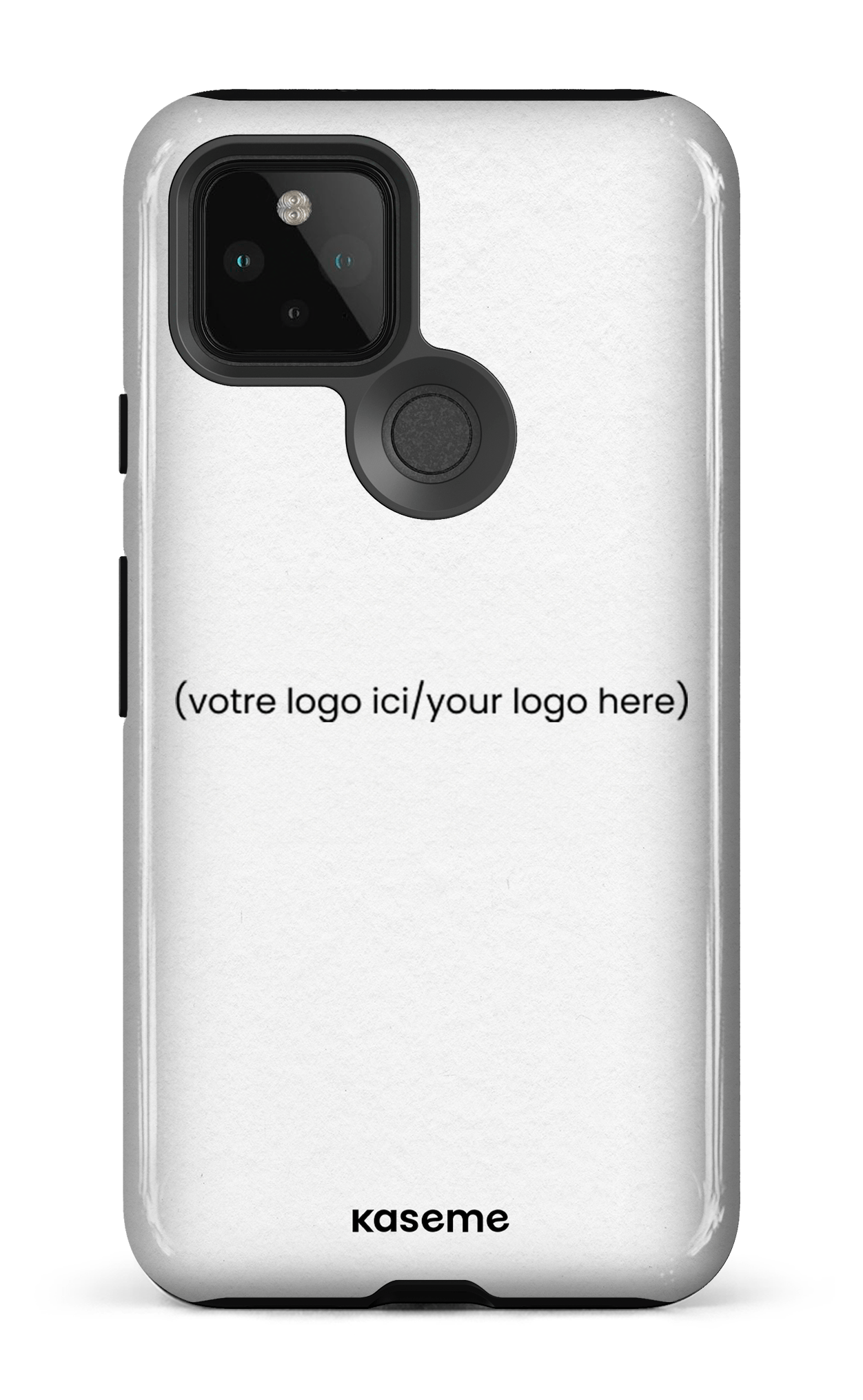 Google Pixel 5 Tough Votre logo ici / Your logo here white -