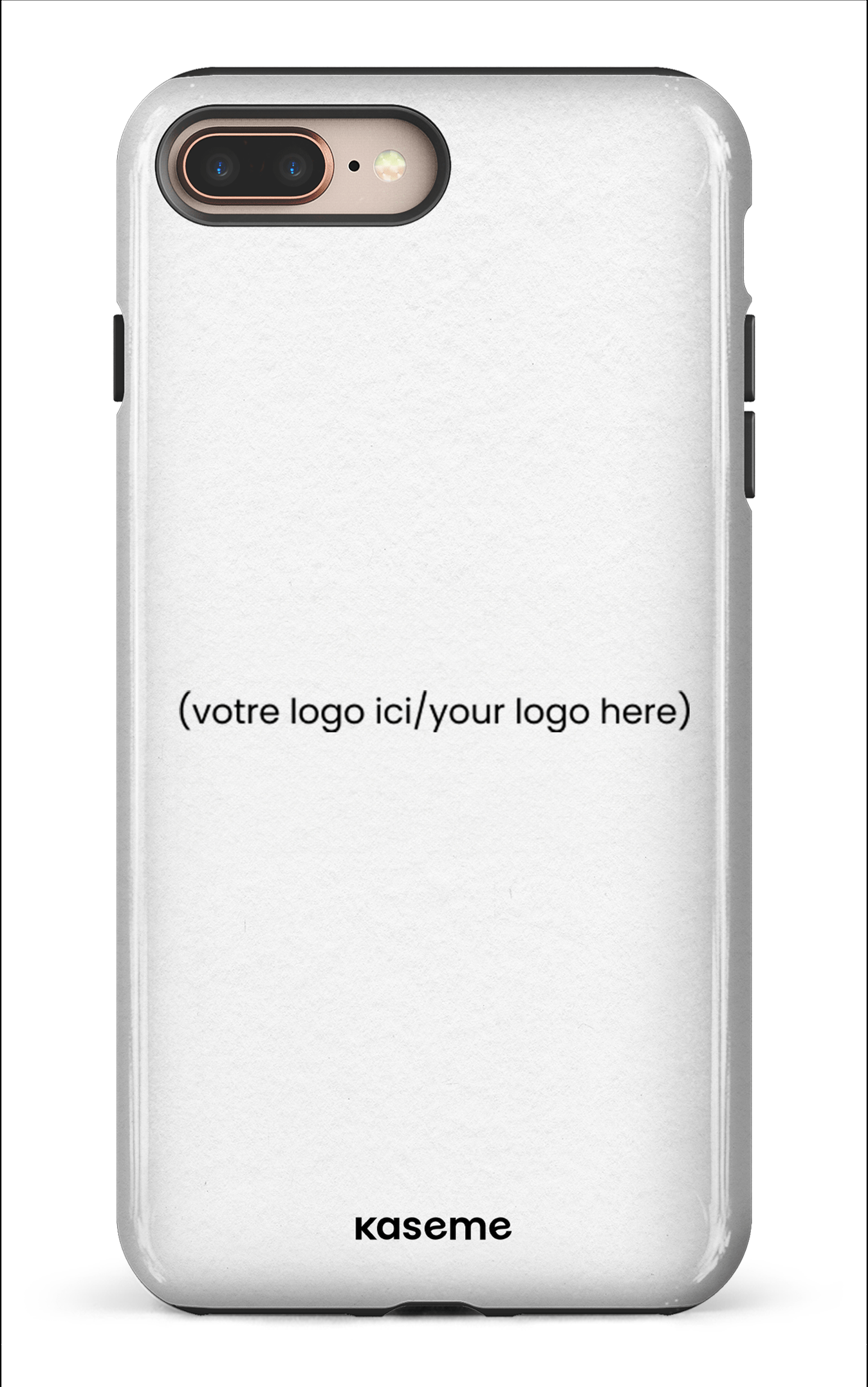 iPhone 8 Plus Tough Votre logo ici / Your logo here white -
