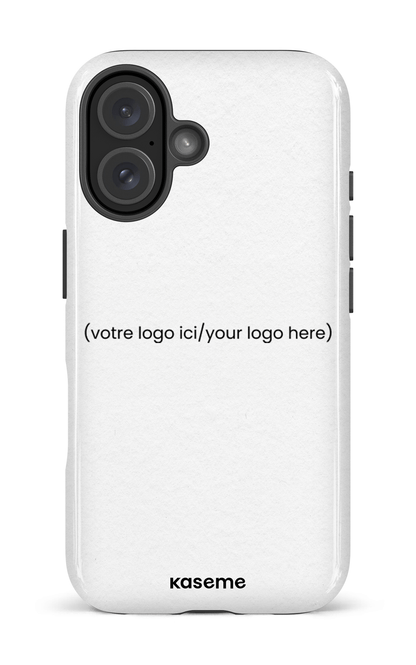 iPhone 16 Impact Case Votre logo ici / Your logo here white -