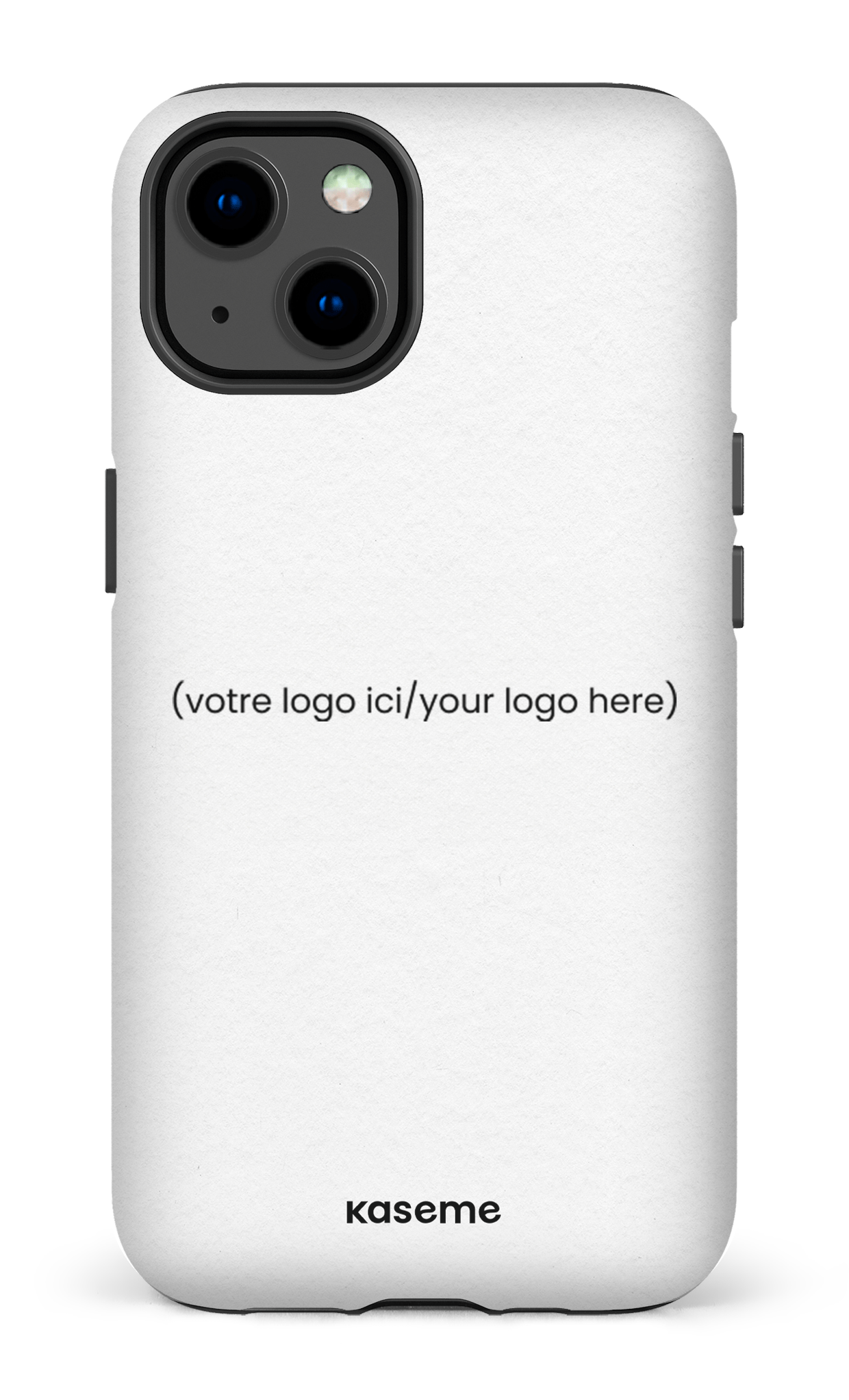 iPhone 13 Tough Matte Votre logo ici / Your logo here white -