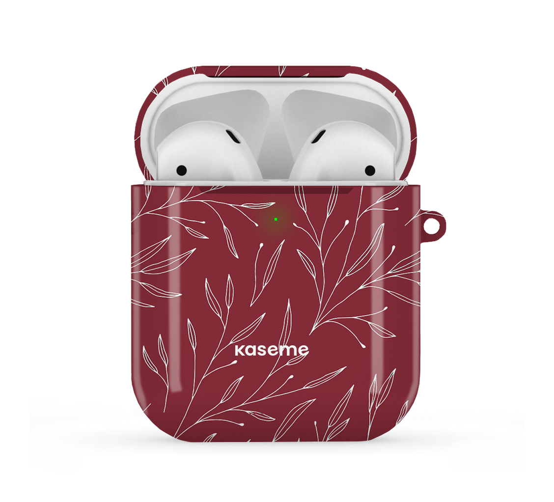 Hibiscus Red AirPods Case
