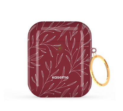 Hibiscus Red AirPods Case