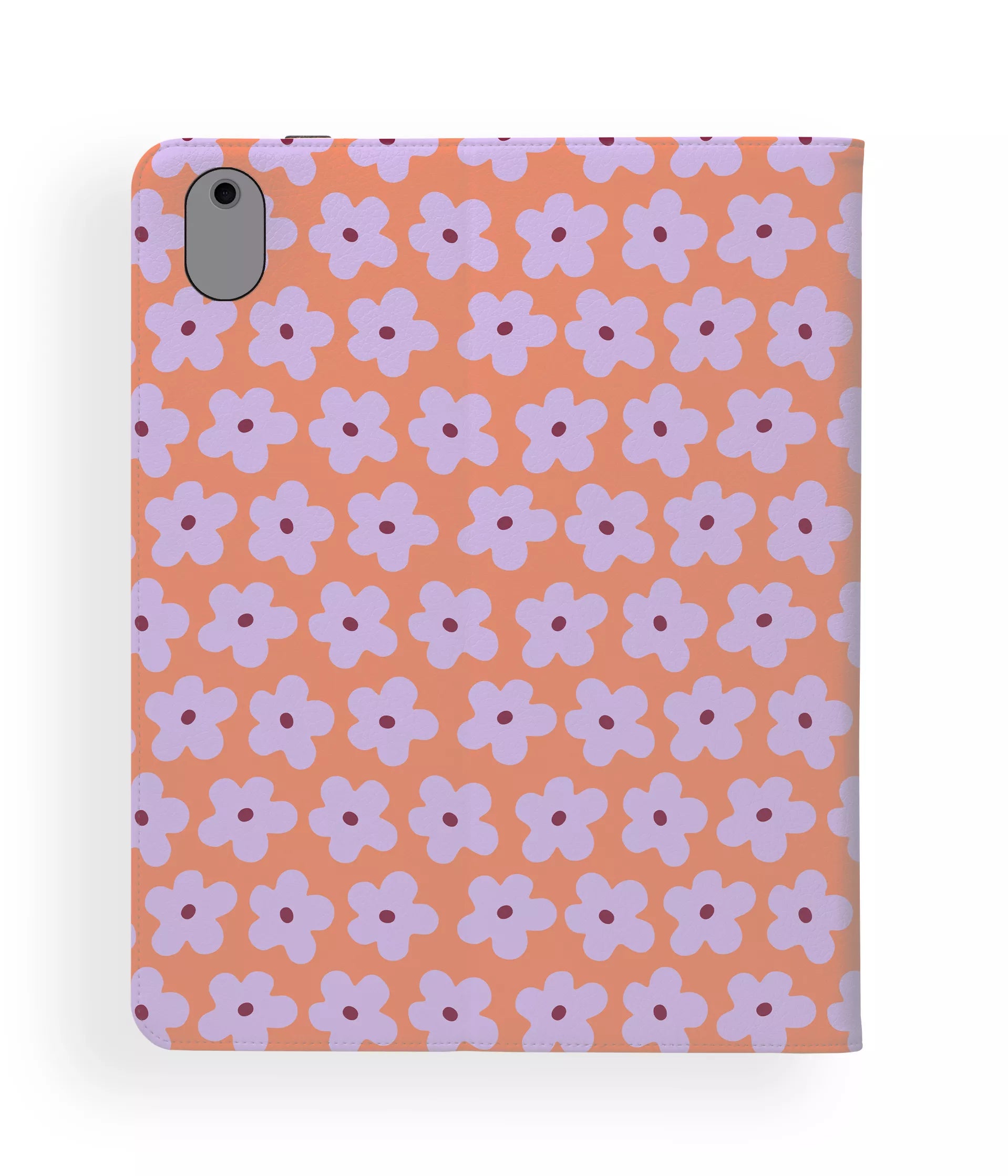 iPad Folio Gen 7-8-9 (Folio) Viva la Fiori Orange iPad Case -