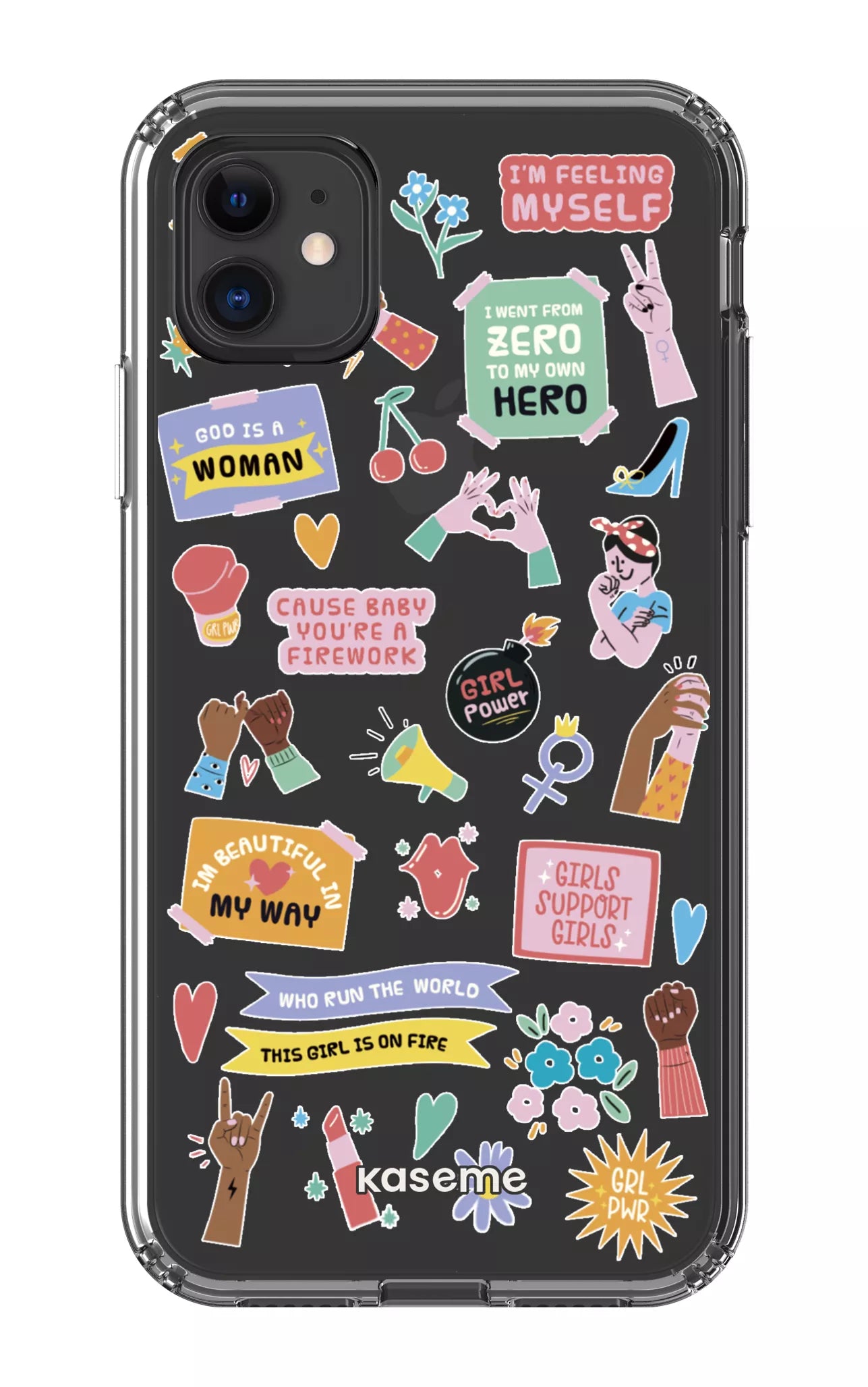 iPhone 11 Clear Case Girl Boss Clear Case -