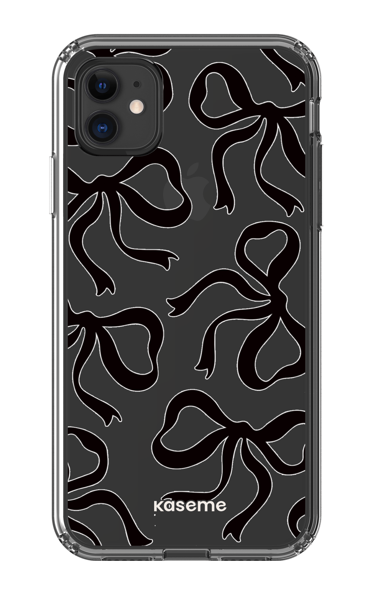 iPhone 11 Clear Case Lace Black Clear Case -