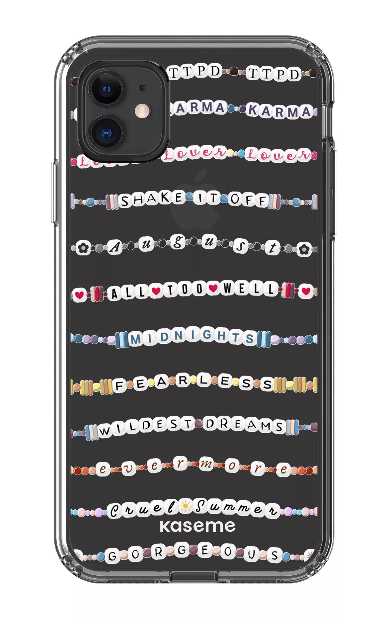 iPhone 11 Clear Case Love Story Clear Case -