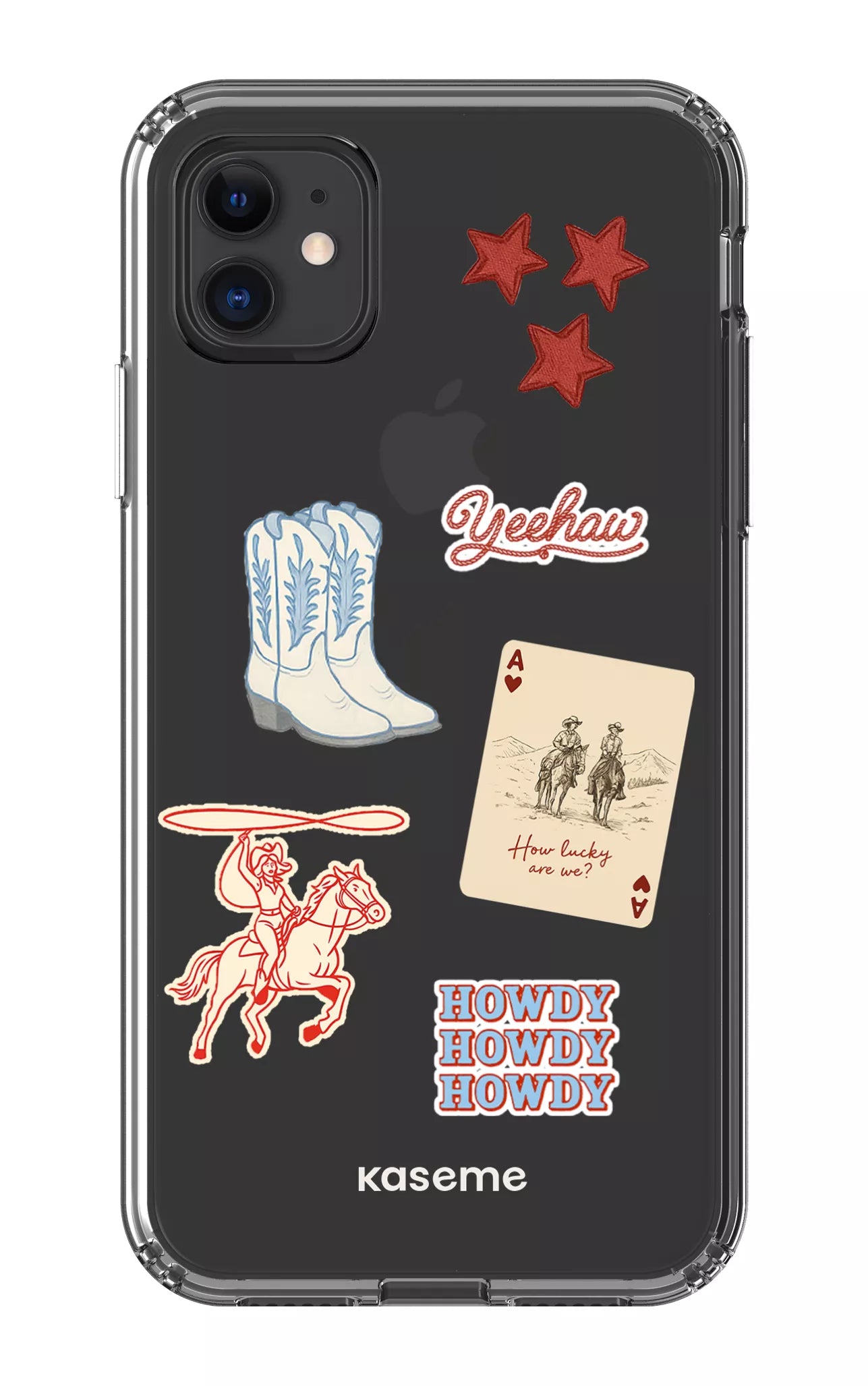 iPhone 11 Clear Case Yeehaw Clear Case -
