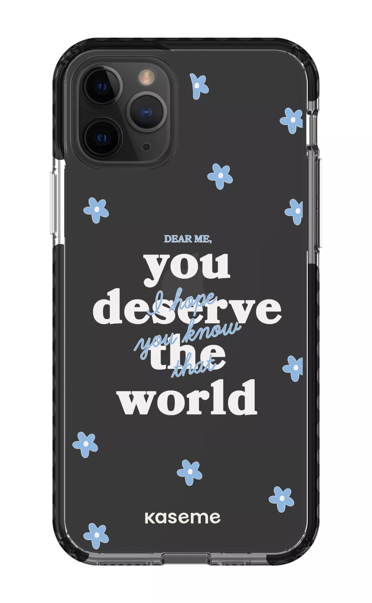 iPhone 11 Pro Clear Case - Black Dear Me Clear Case -