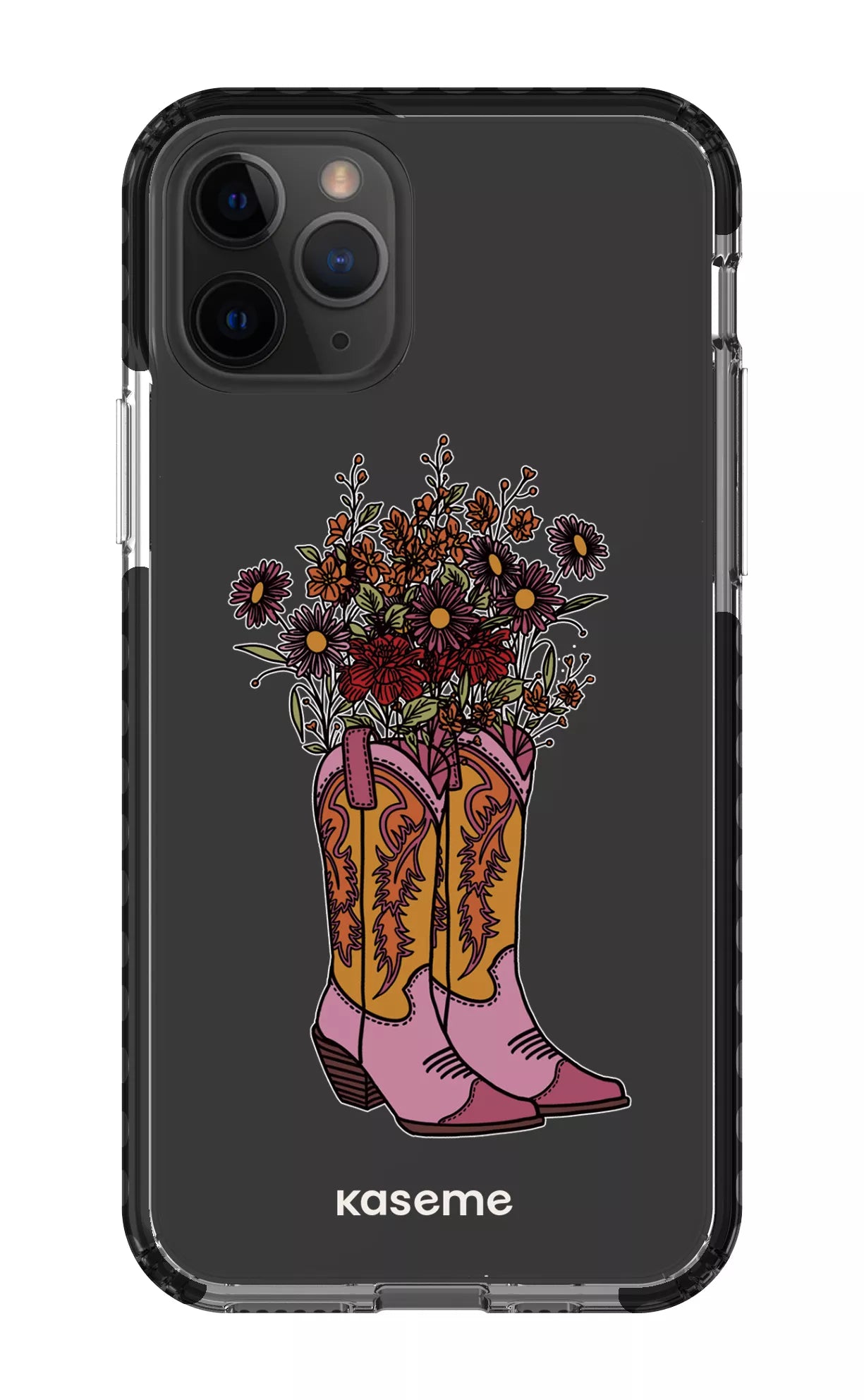 iPhone 11 Pro Clear Case - Black Howdy Clear Case -