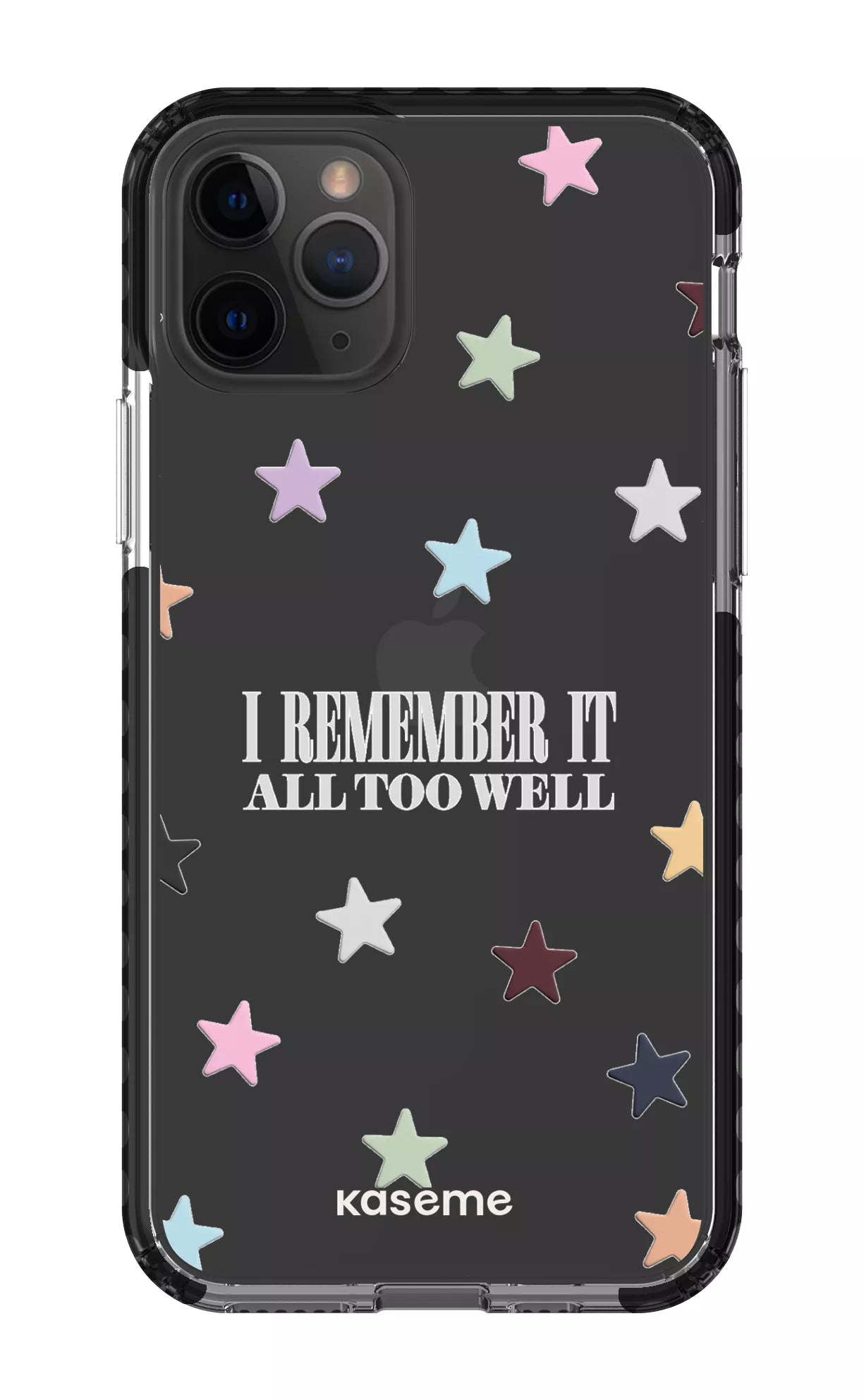 iPhone 11 Pro Clear Case - Black It Was Rare Clear Case -