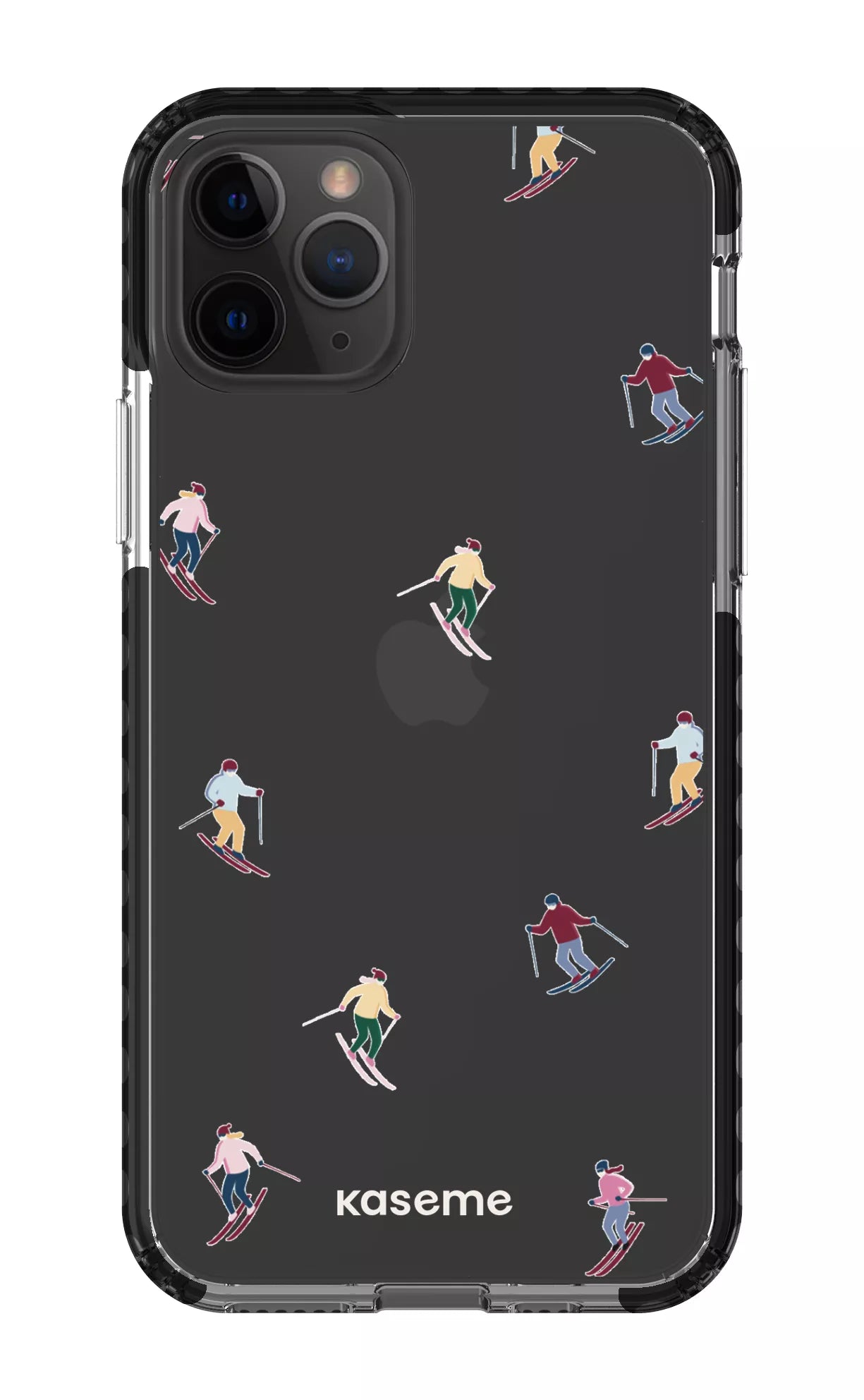 iPhone 11 Pro Clear Case - Black Slope Clear Case -