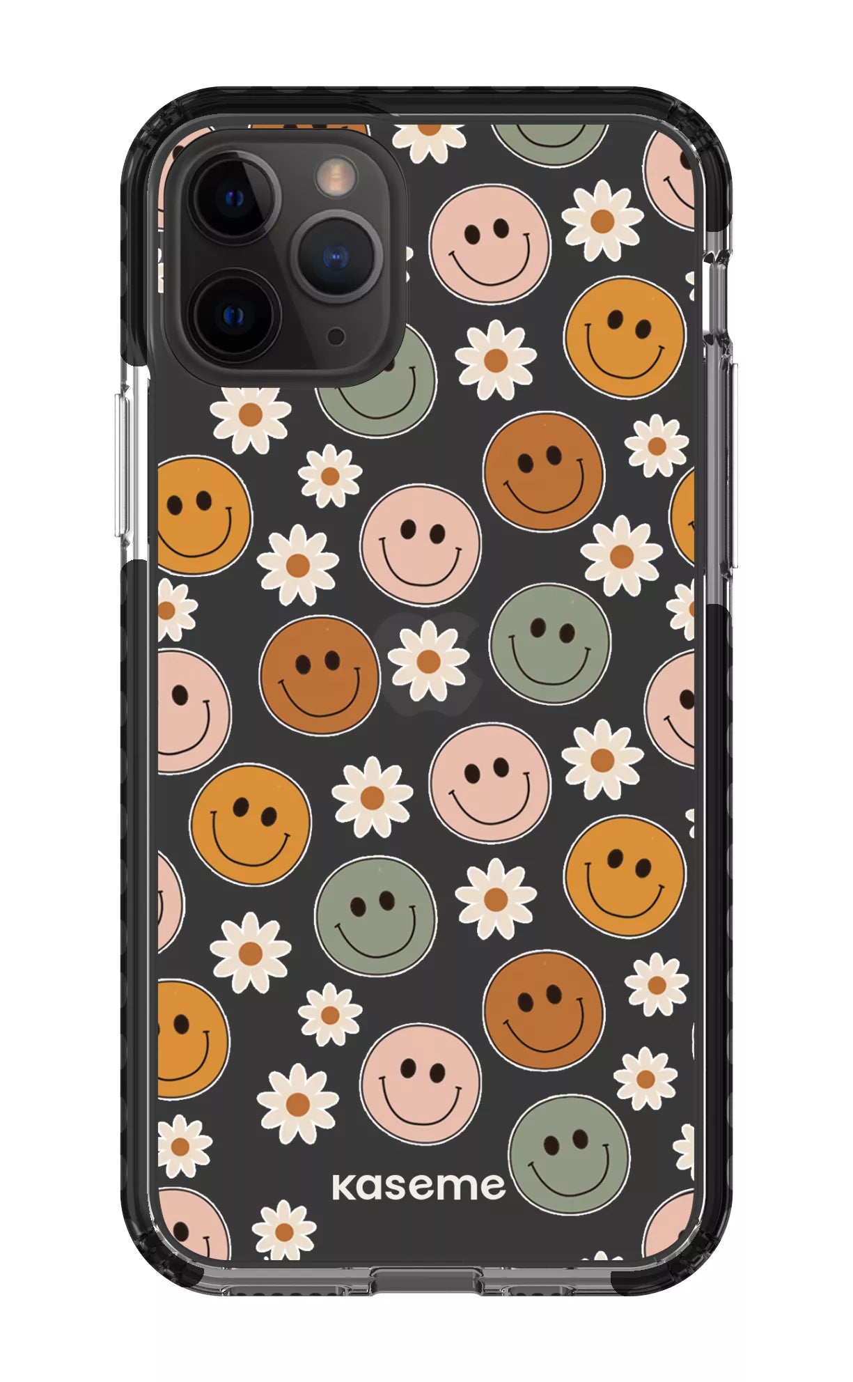 iPhone 11 Pro Clear Case - Black Smirk Clear Case -
