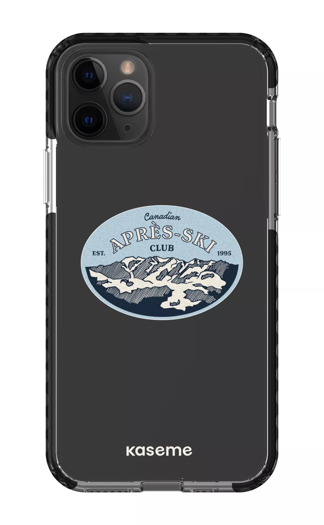 iPhone 11 Pro Clear Case - Black Whistler Clear Case -