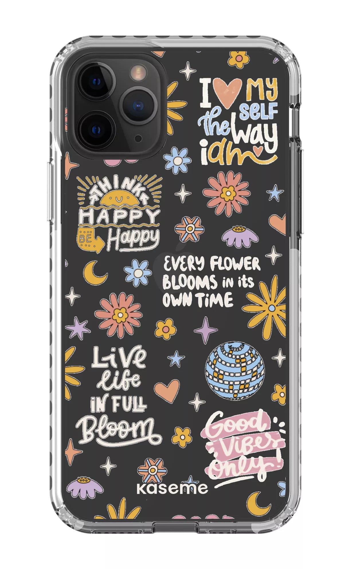 iPhone 11 Pro Clear Case - White Candid Clear Case -