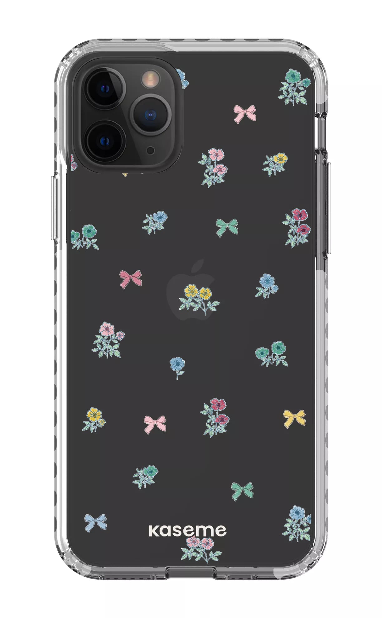 iPhone 11 Pro Clear Case - White Graceful Clear Case -