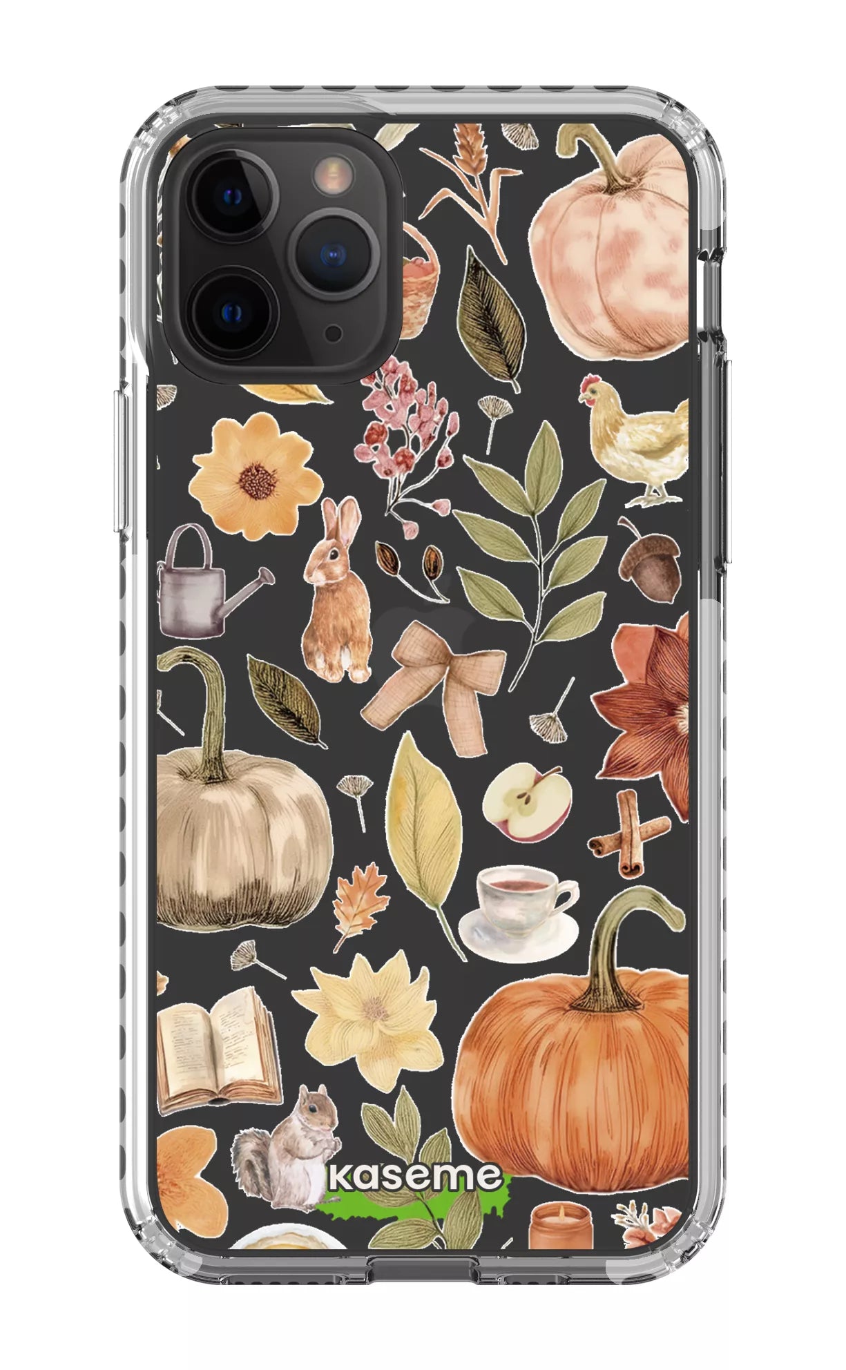 iPhone 11 Pro Clear Case - White Harvest Hues Clear Case -