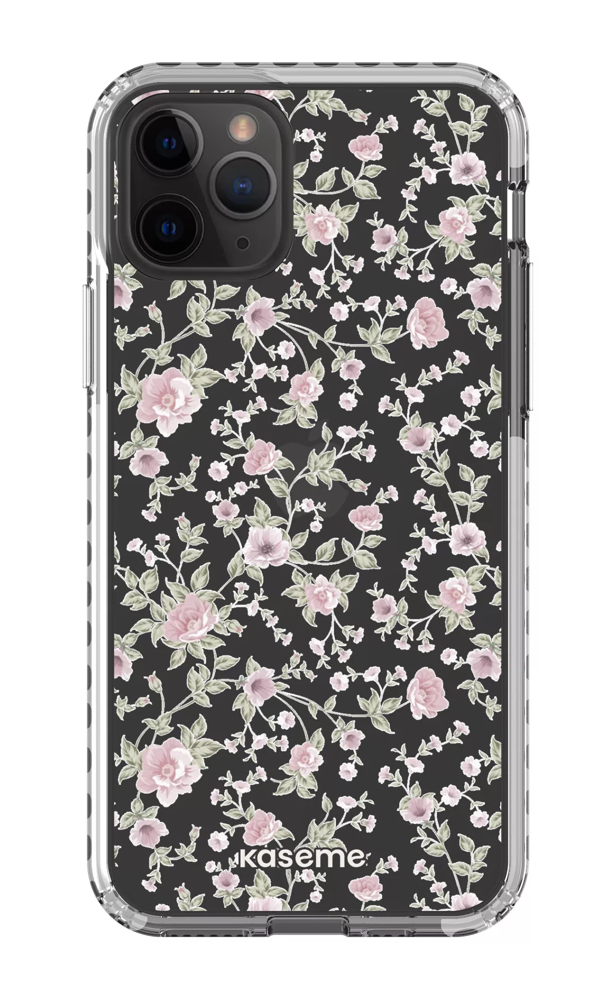 iPhone 11 Pro Clear Case - White La Vie en Rose Clear Case -