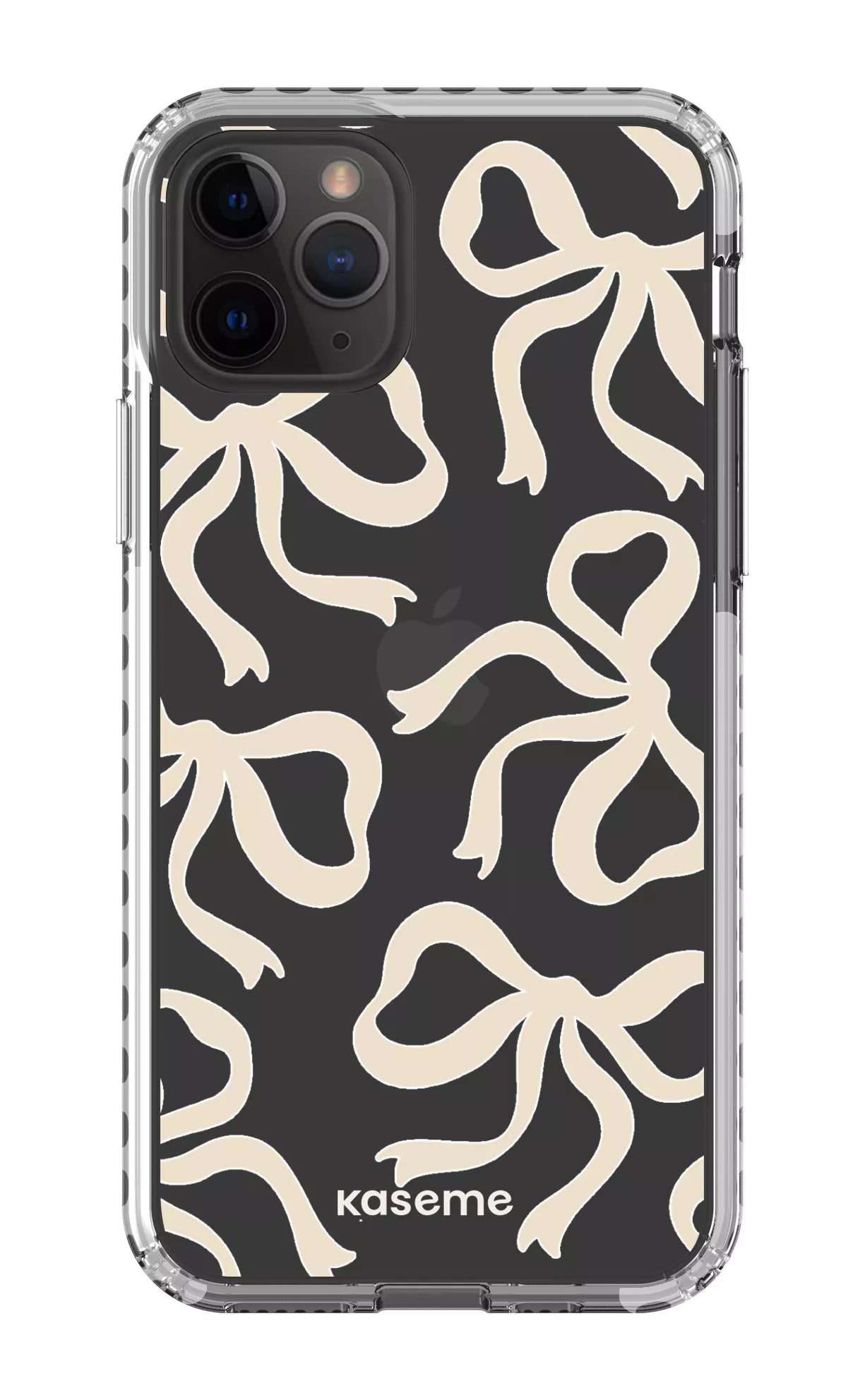 iPhone 11 Pro Clear Case - White Lace Clear Case -