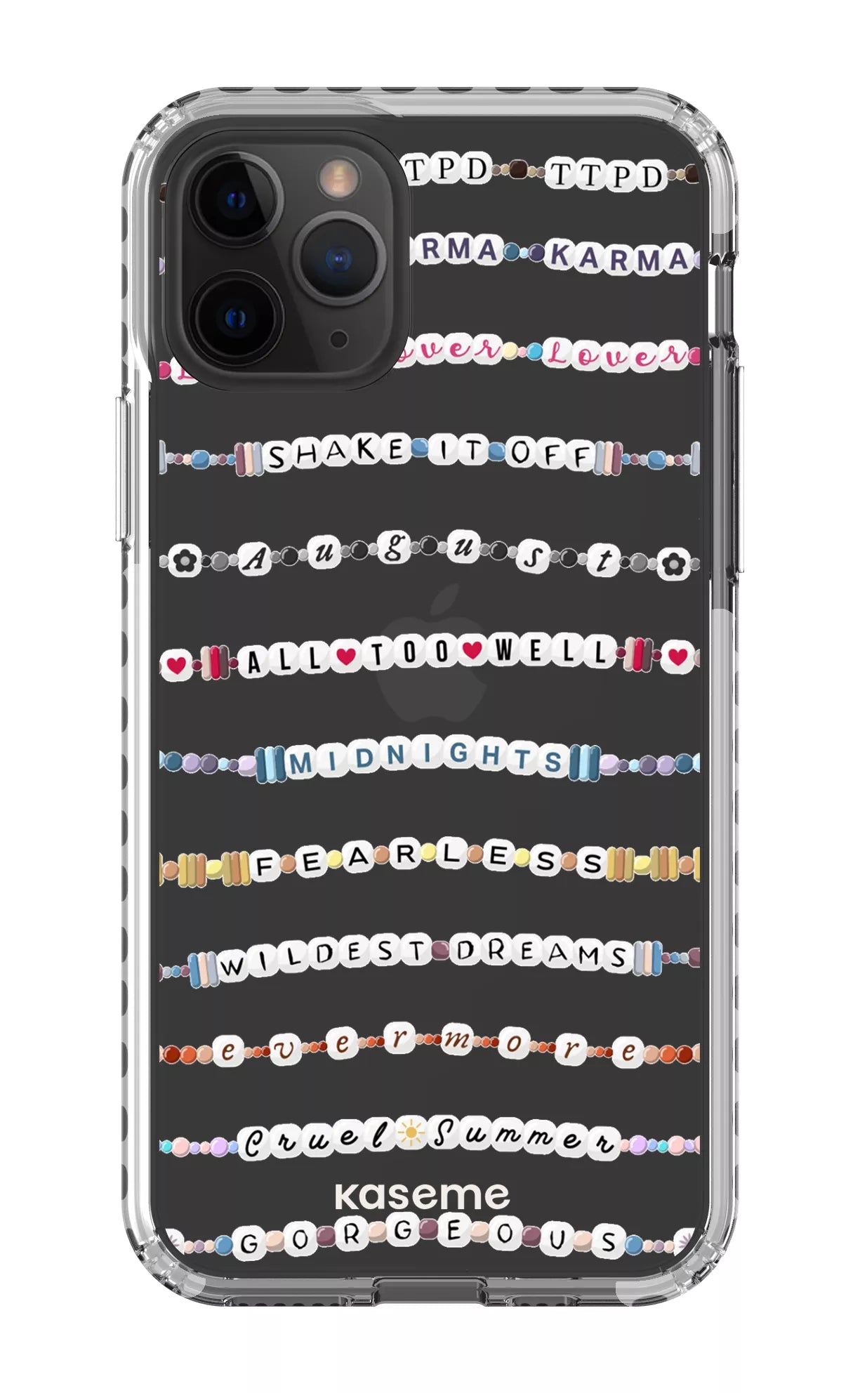 iPhone 11 Pro Clear Case - White Love Story Clear Case -