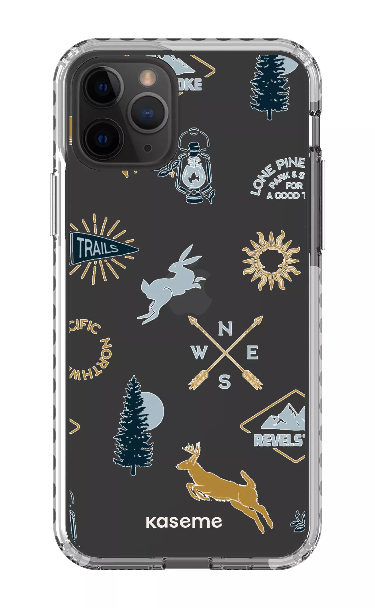 iPhone 11 Pro Clear Case - White Revelstoke white Clear Case -