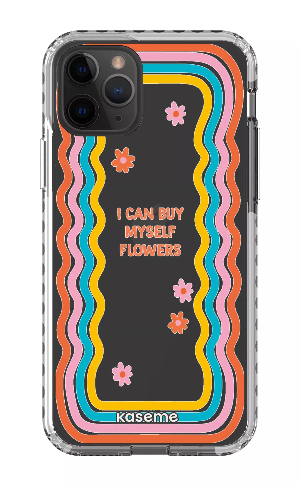 iPhone 11 Pro Clear Case - White She Can Clear Case -