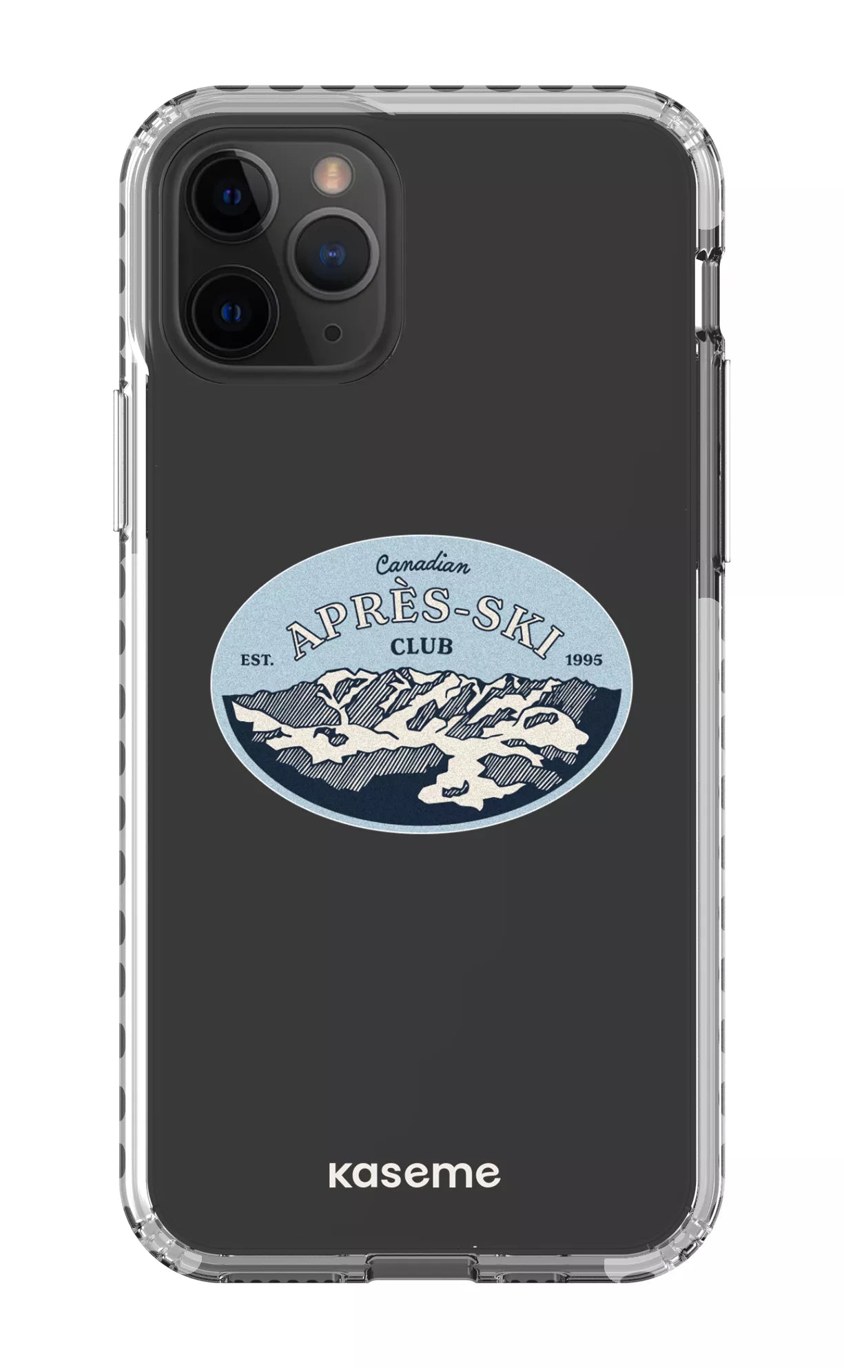 iPhone 11 Pro Clear Case - White Whistler Clear Case -