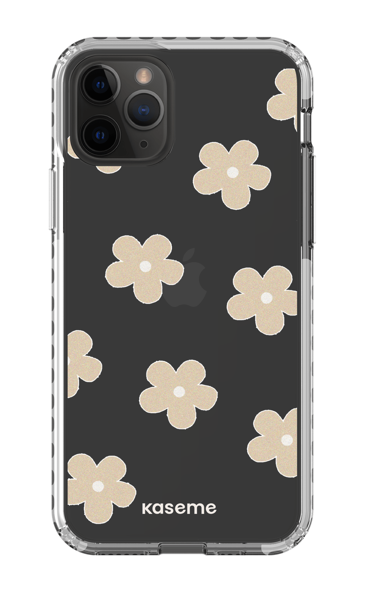 iPhone 11 Pro Clear Case - White Woodstock Beige Clear Case -