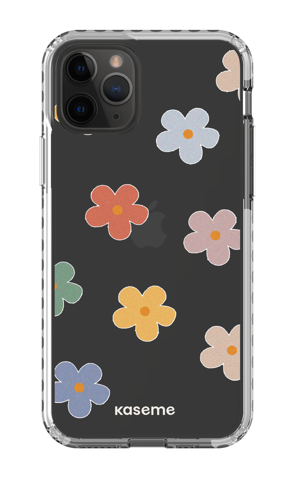 iPhone 11 Pro Clear Case - White Woodstock Big Clear Case -