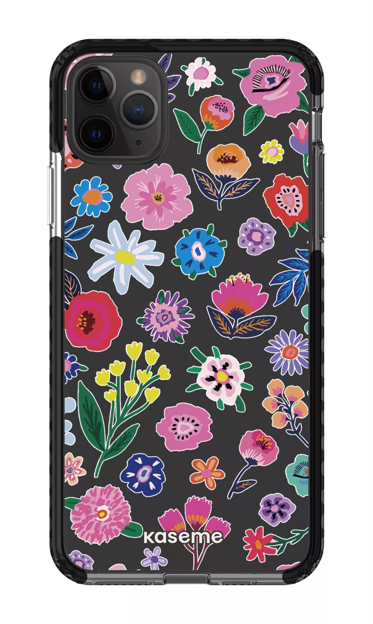 iPhone 11 Pro Max Clear Case - Black Aura Clear Case -