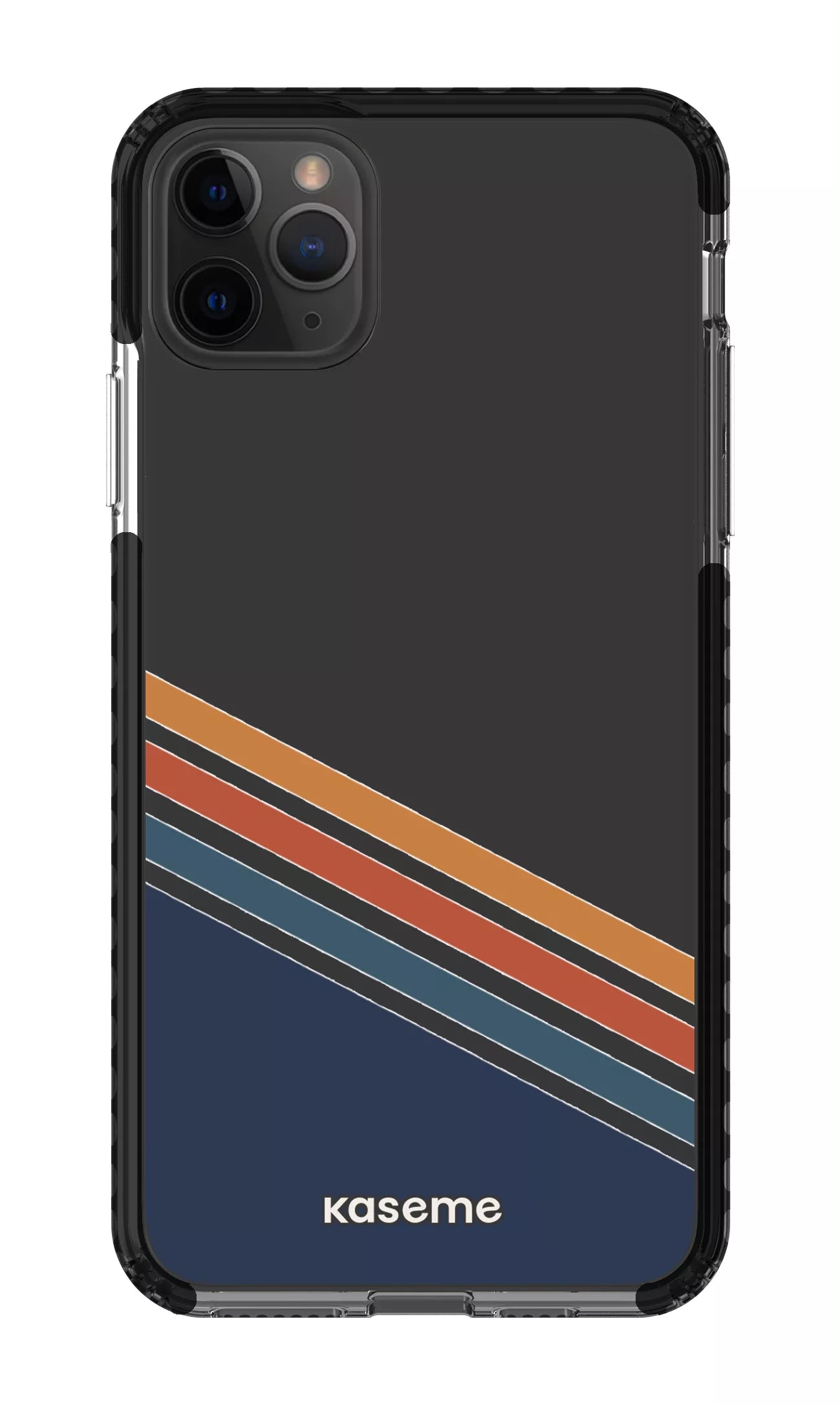 iPhone 11 Pro Max Clear Case - Black Bitter Clear Case -