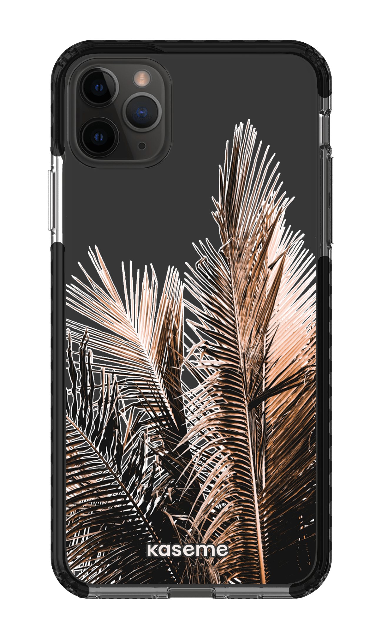 iPhone 11 Pro Max Clear Case - Black Cali Clear Case -