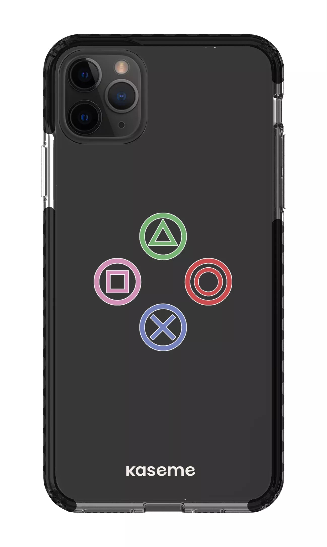 iPhone 11 Pro Max Clear Case - Black Console Clear Case -